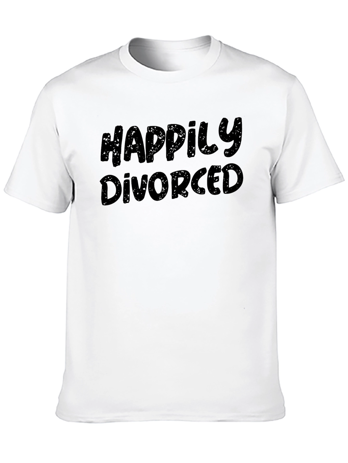 Happily Divorced T-Shirt - Black Humor Tee