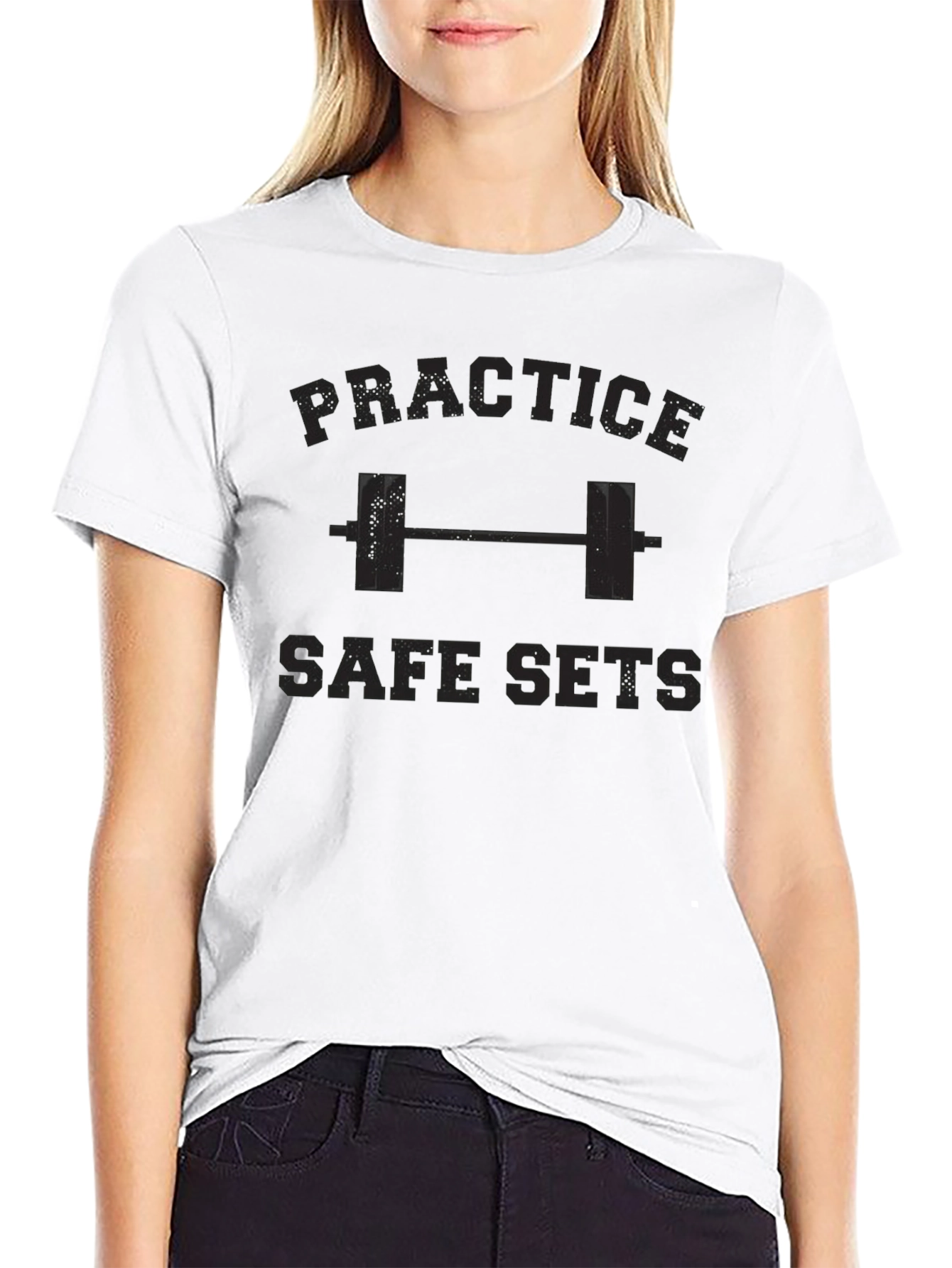 Practice Safe Sets Black T-Shirt