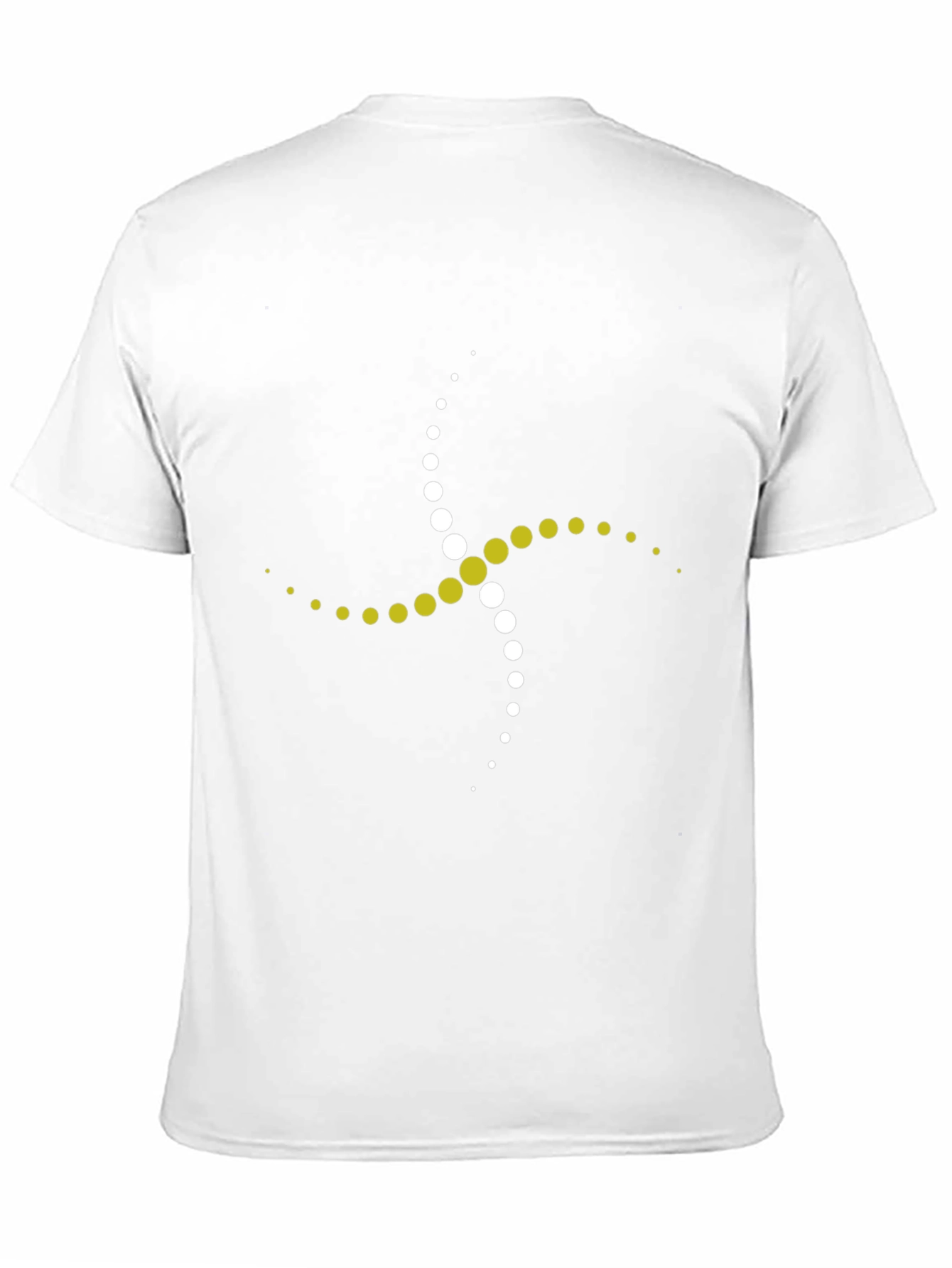Modern Circle Swirl Tee - Stylish Black Cotton T-Shirt