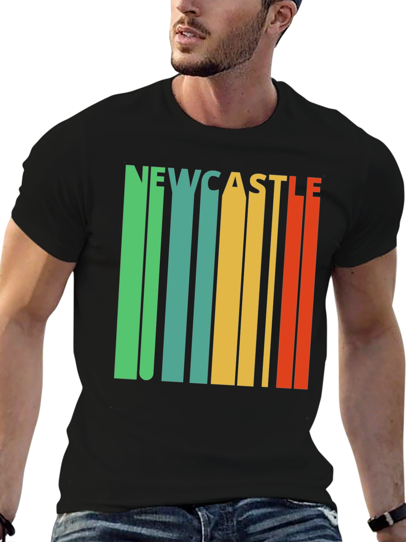 Newcastle Retro Stripe T-Shirt
