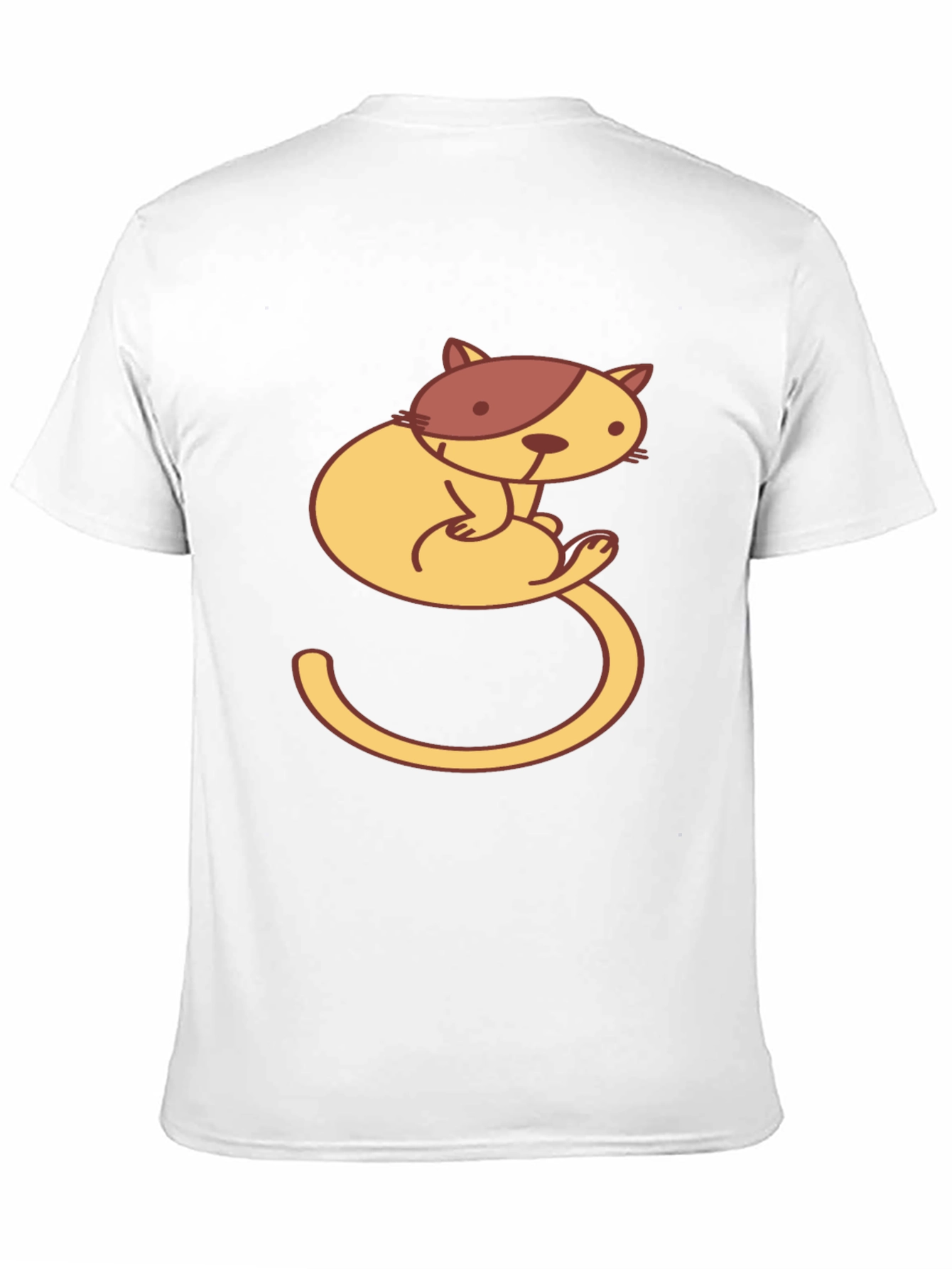 Cute Cat Graphic T-Shirt - Unisex Black Tee