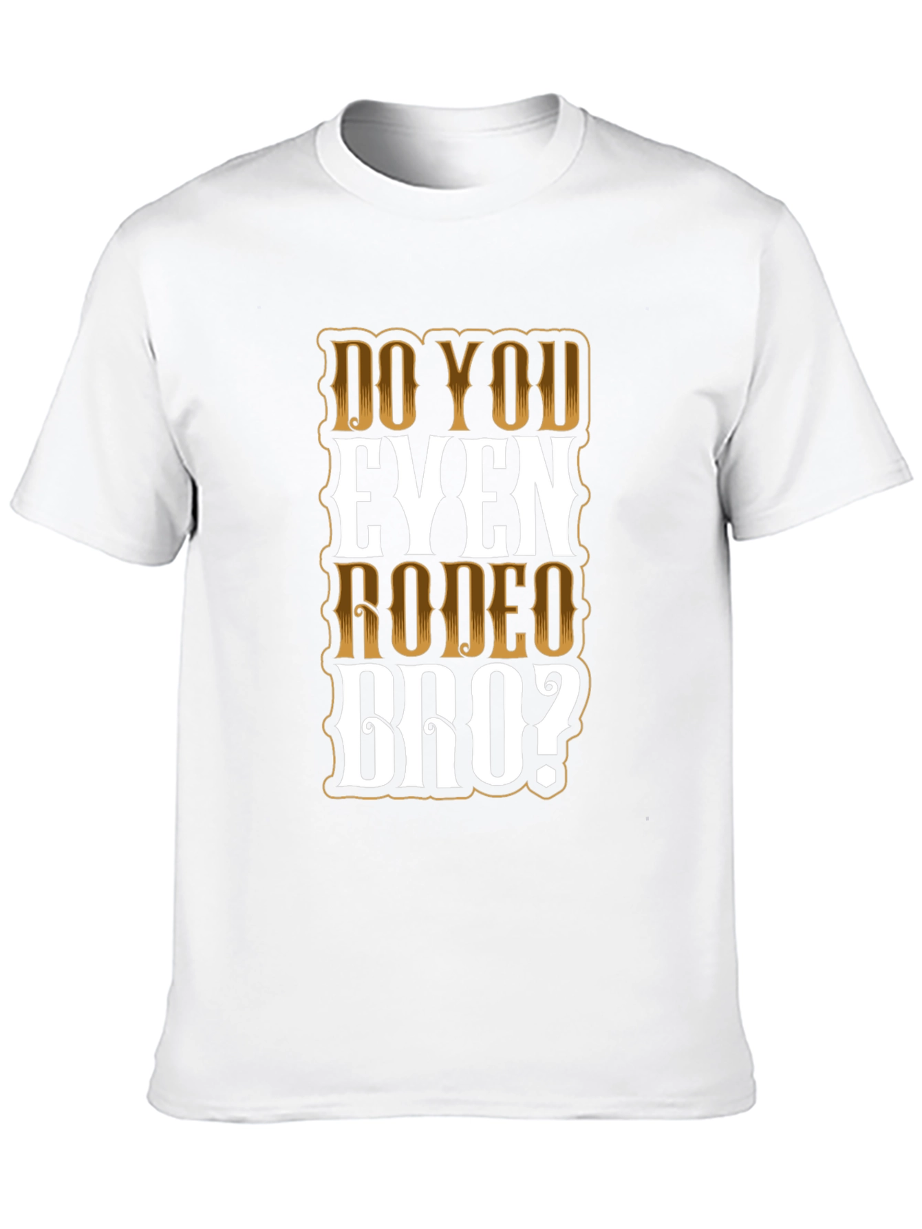 Do You Even Rodeo Bro? Graphic Tee - Black