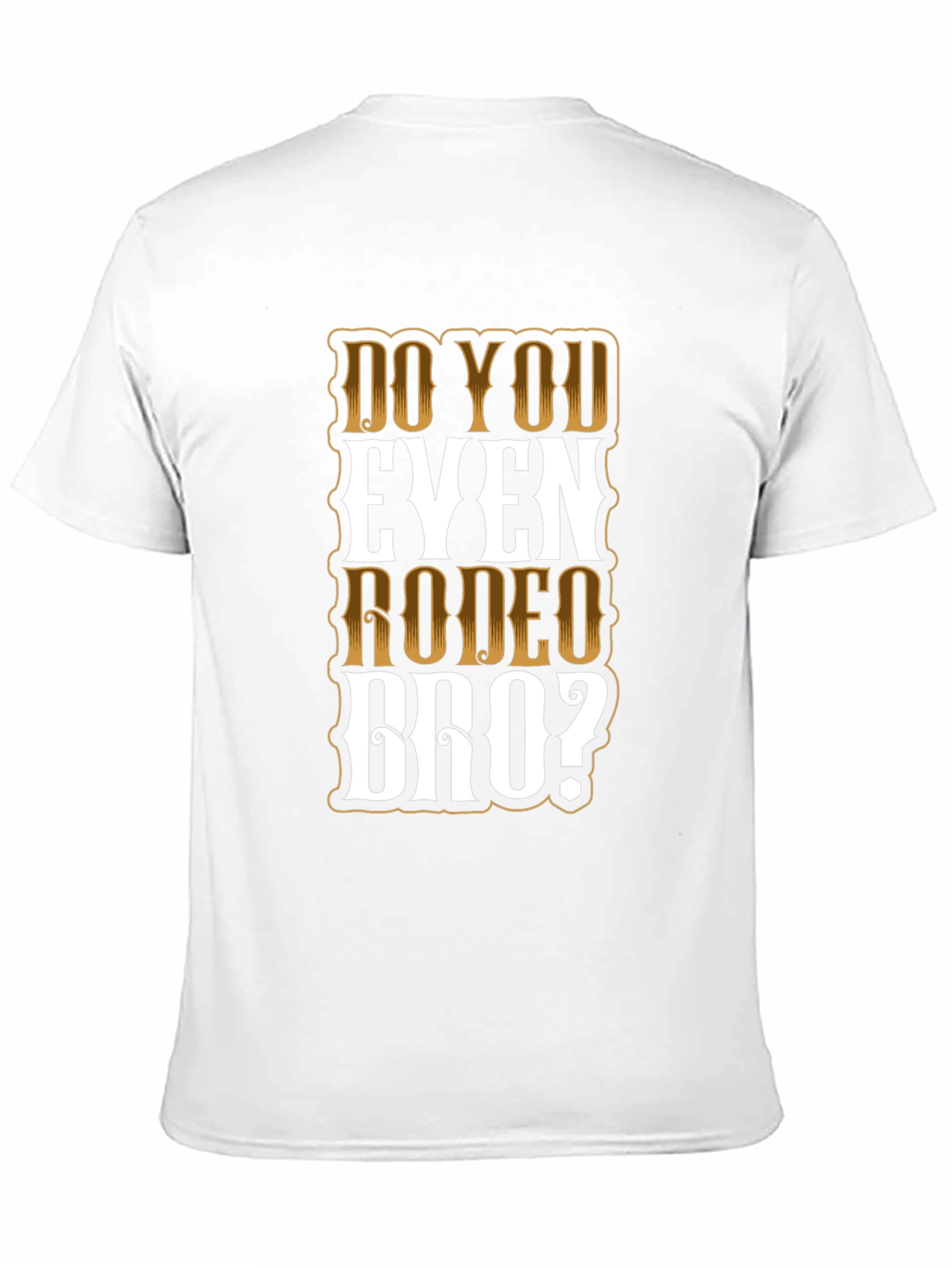 Do You Even Rodeo Bro? Graphic Tee - Black