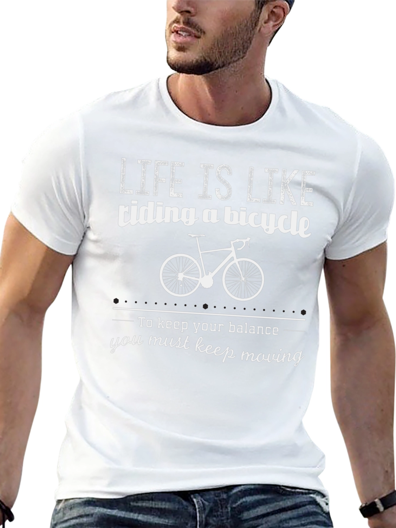 Life is Like Riding a Bicycle T-Shirt