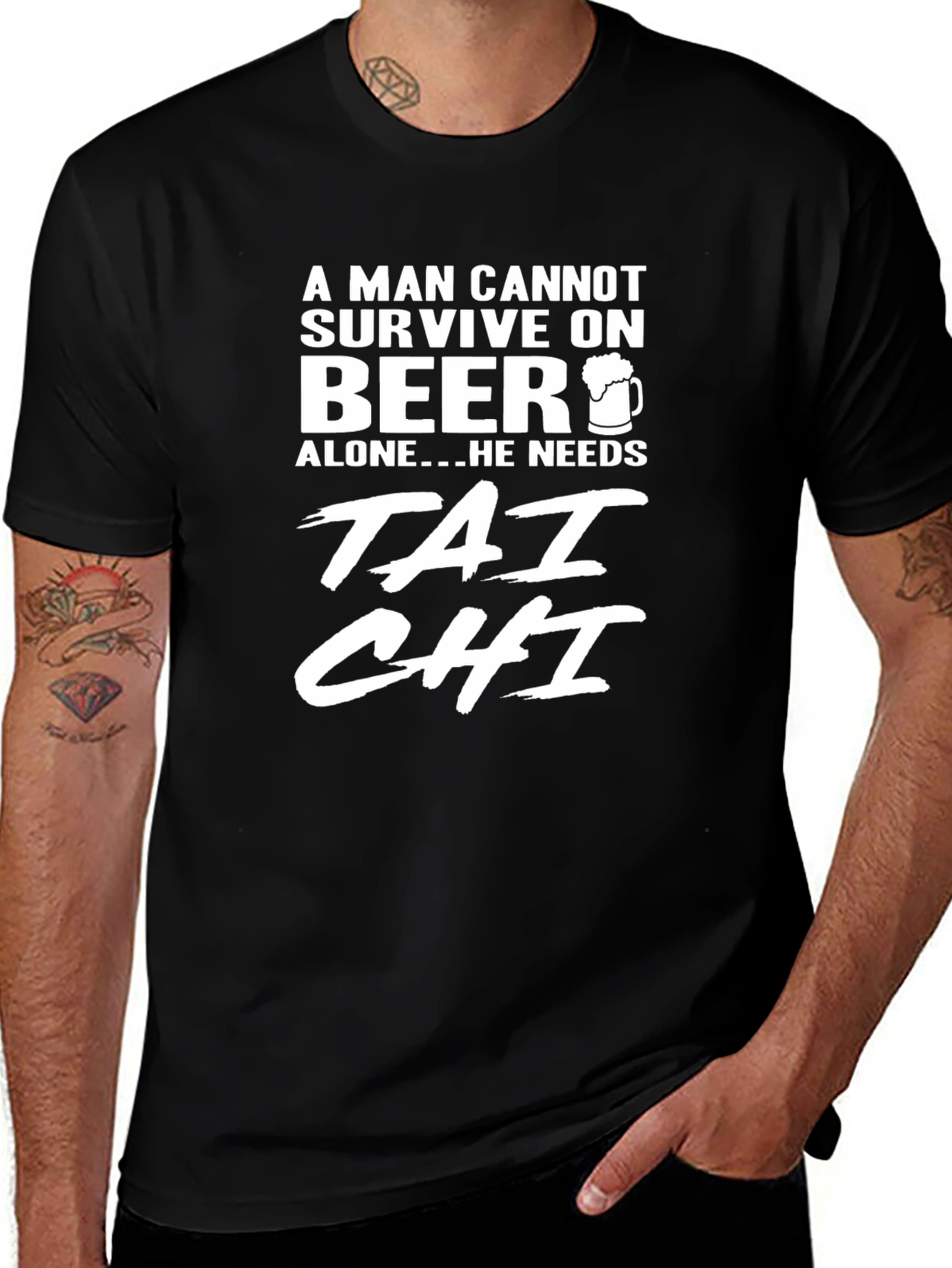 Beer and Tai Chi T-Shirt