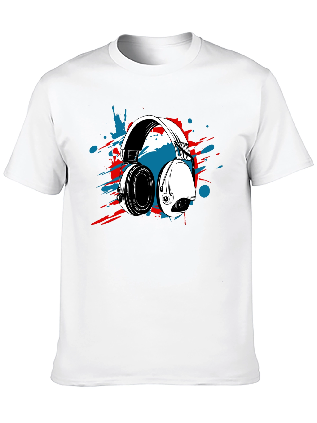 Headphones Graphic Tee - Stylish Comfort