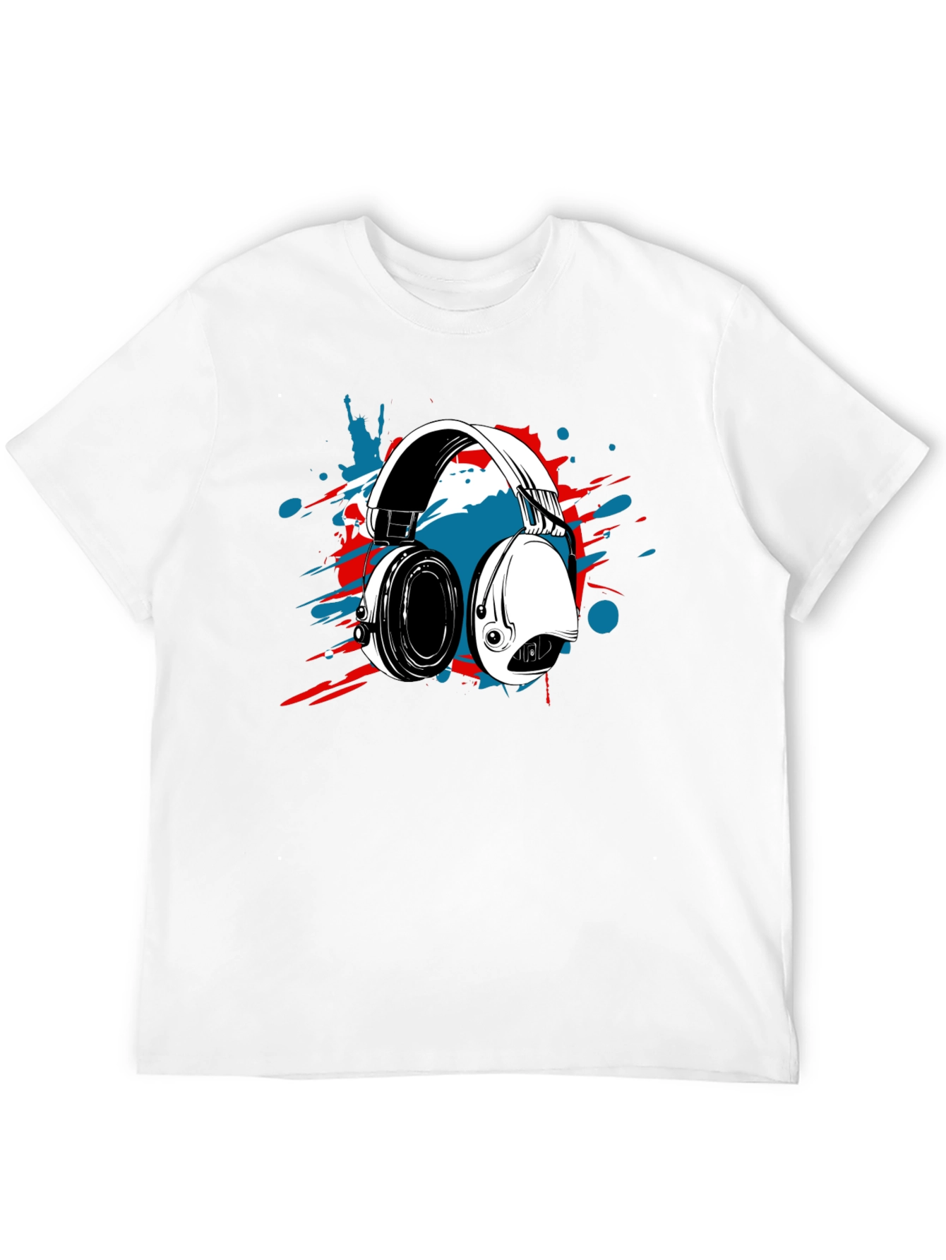 Headphones Graphic Tee - Stylish Comfort