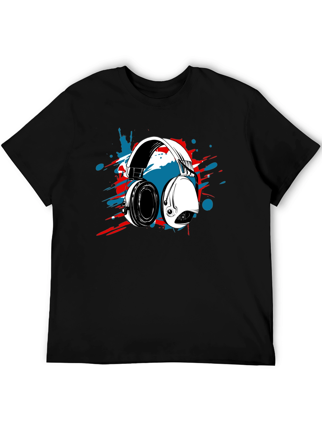 Headphones Graphic Tee - Stylish Comfort
