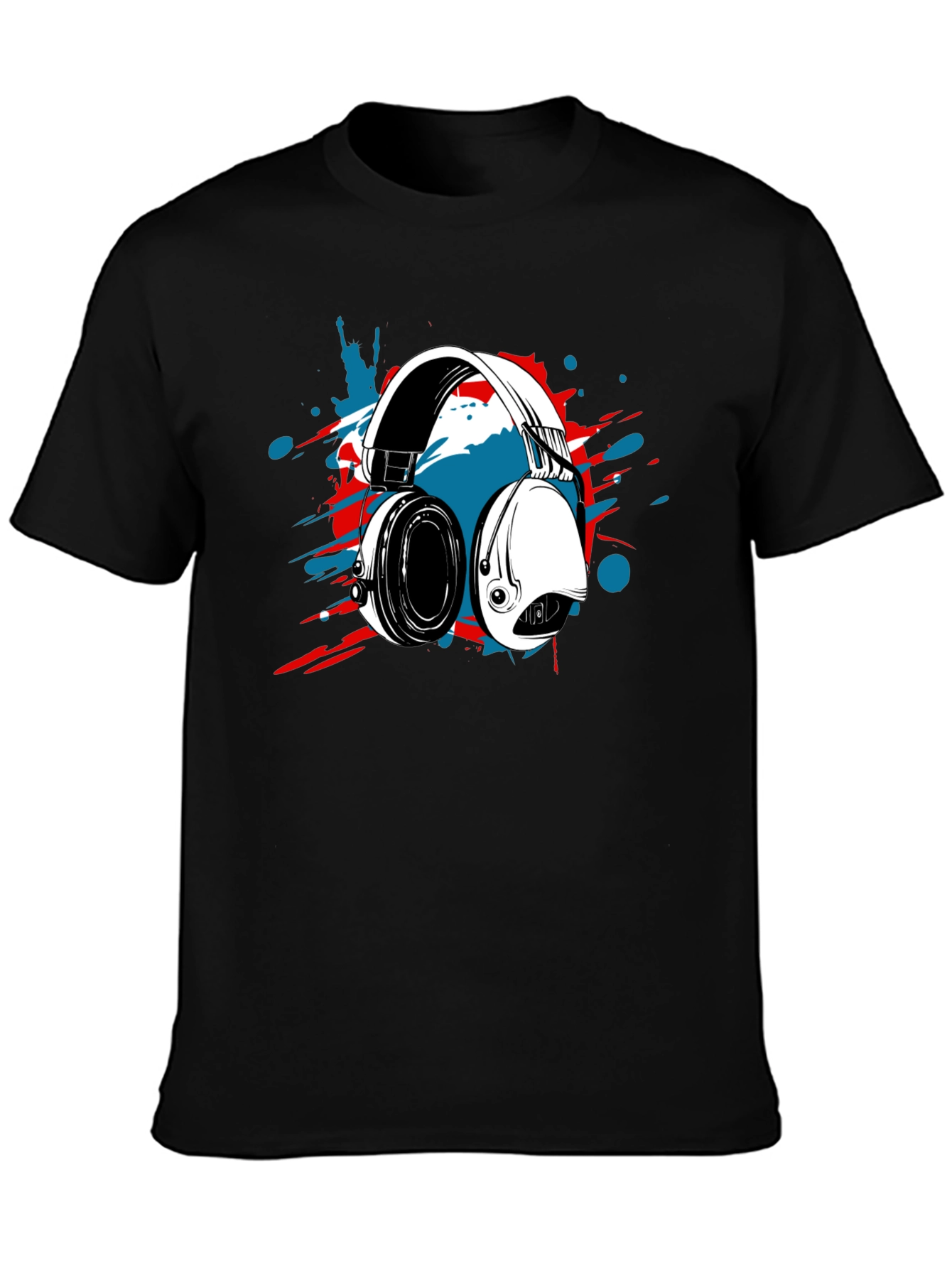 Headphones Graphic Tee - Stylish Comfort