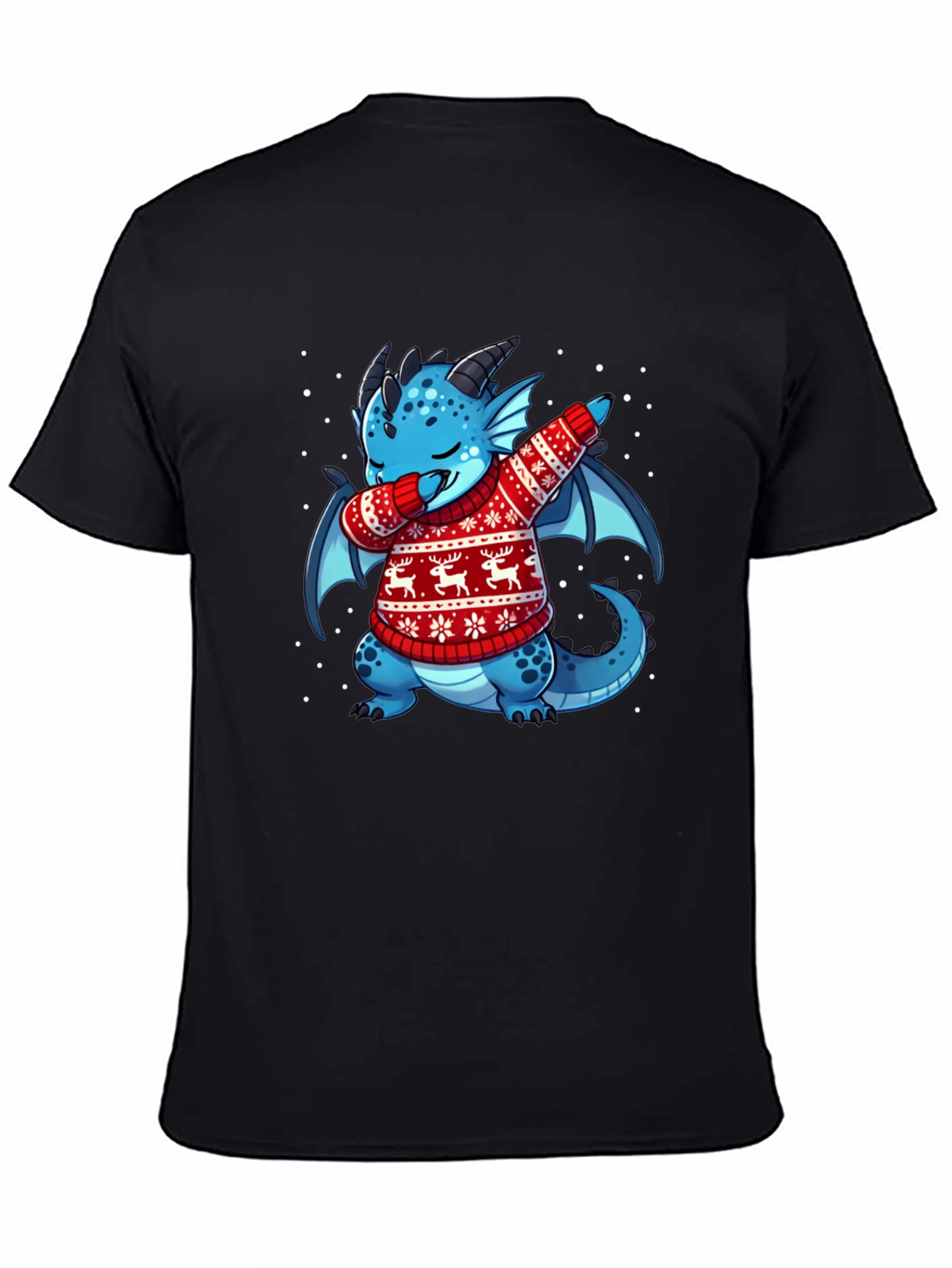Dabbing Dragon Christmas T-Shirt
