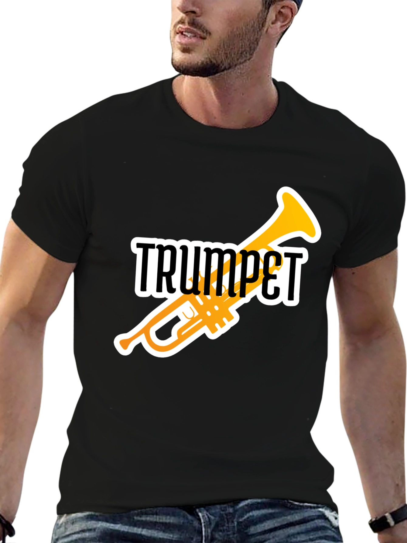 Trumpet Graphic Tee - Musician T-Shirt