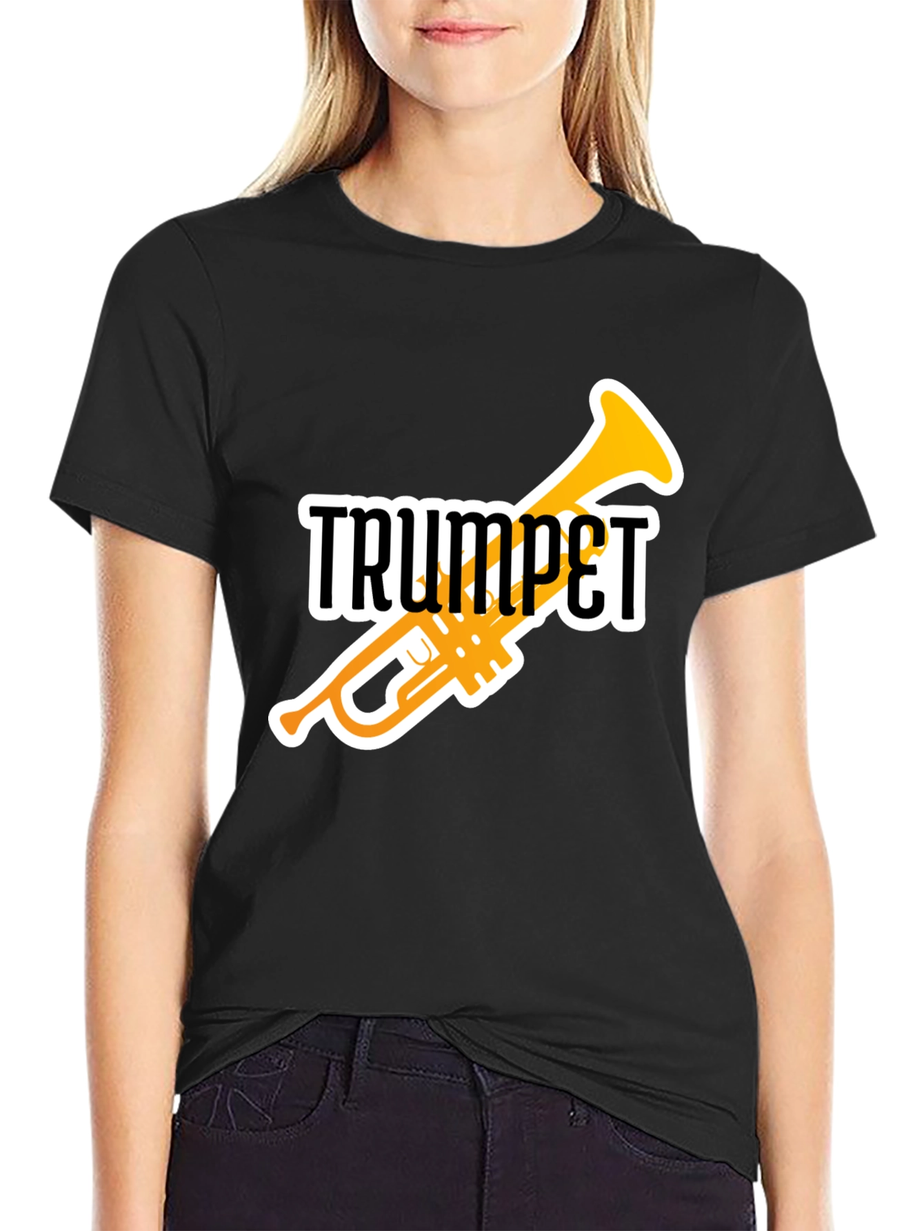 Trumpet Graphic Tee - Musician T-Shirt