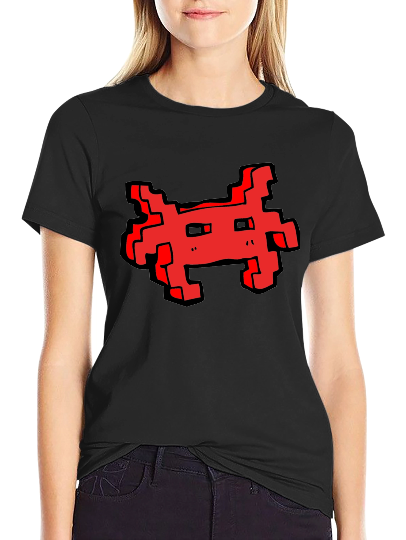 Pixel Art Graphic Tee - Retro Gaming Style