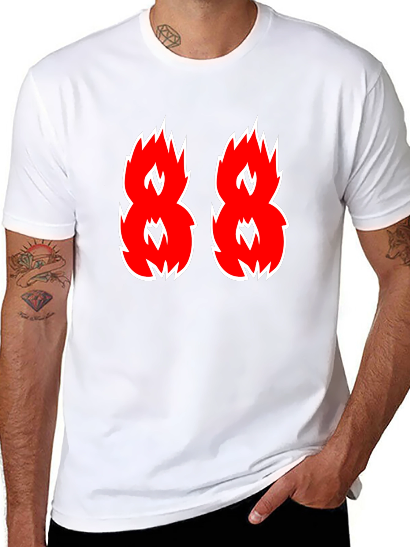Fiery Number 88 T-Shirt