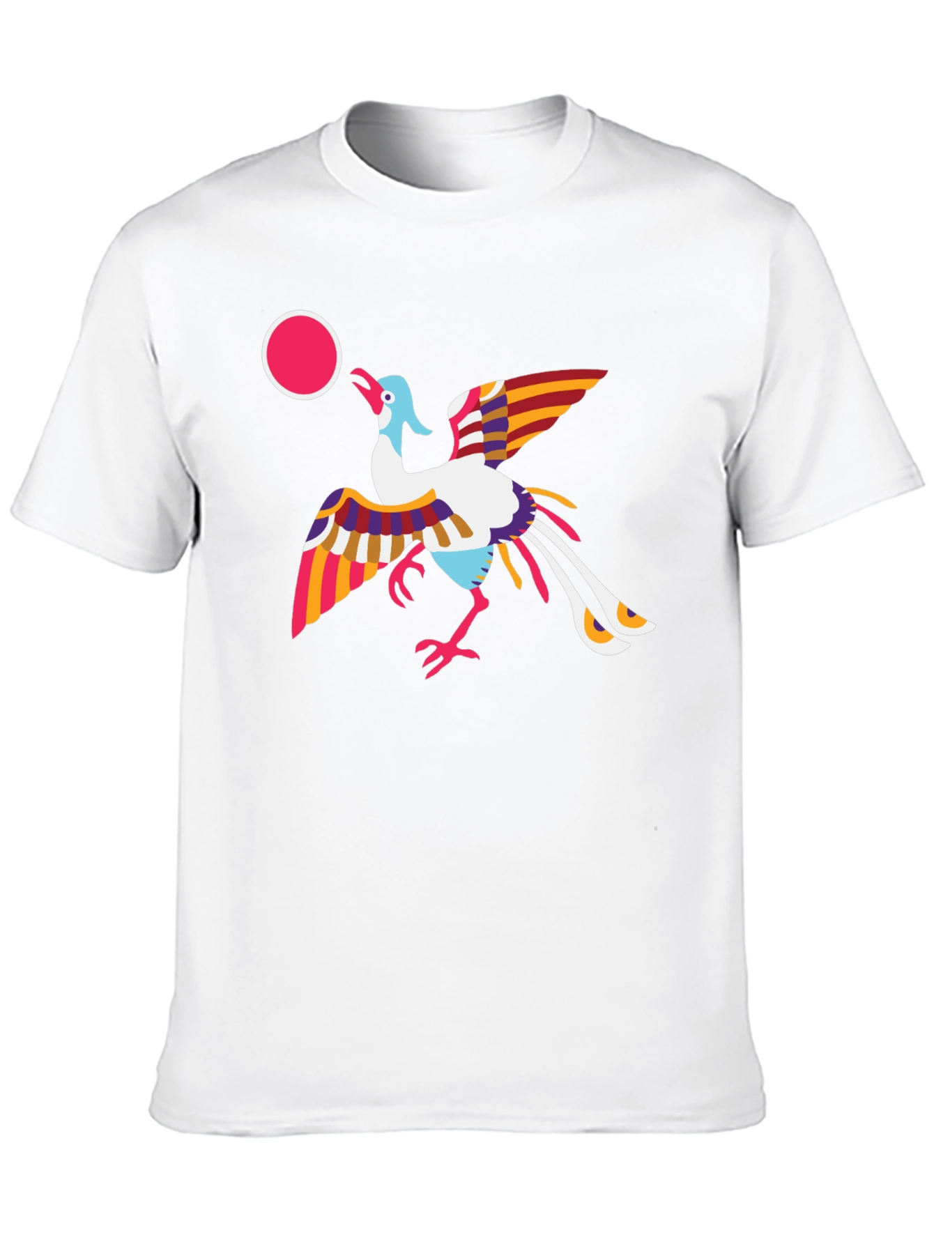 Whimsical Bird Graphic Tee - Unique Design