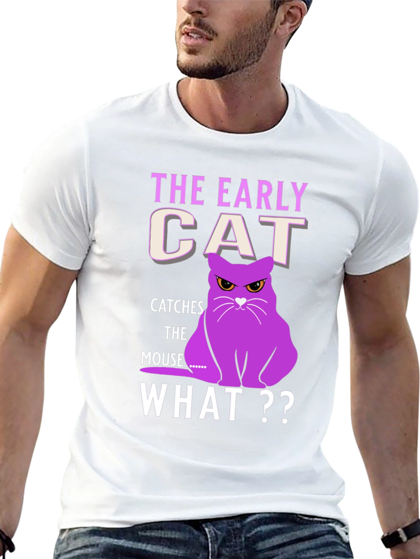 Early Cat T-Shirt - Funny Cat Lover Tee
