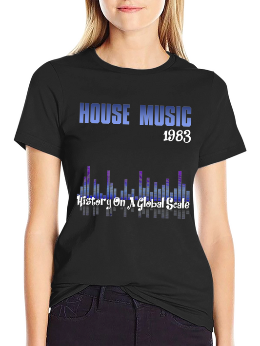 House Music 1983 Graphic Tee - History on a Global Scale