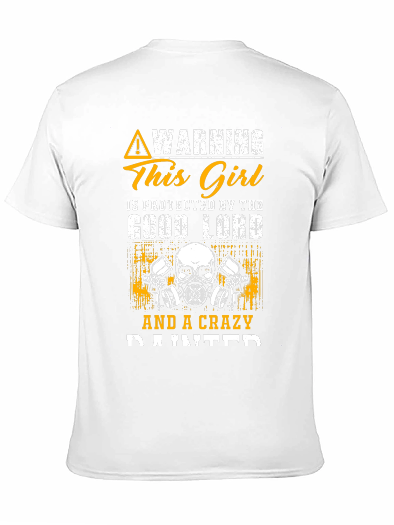 Warning Crazy Painter Graphic T-Shirt