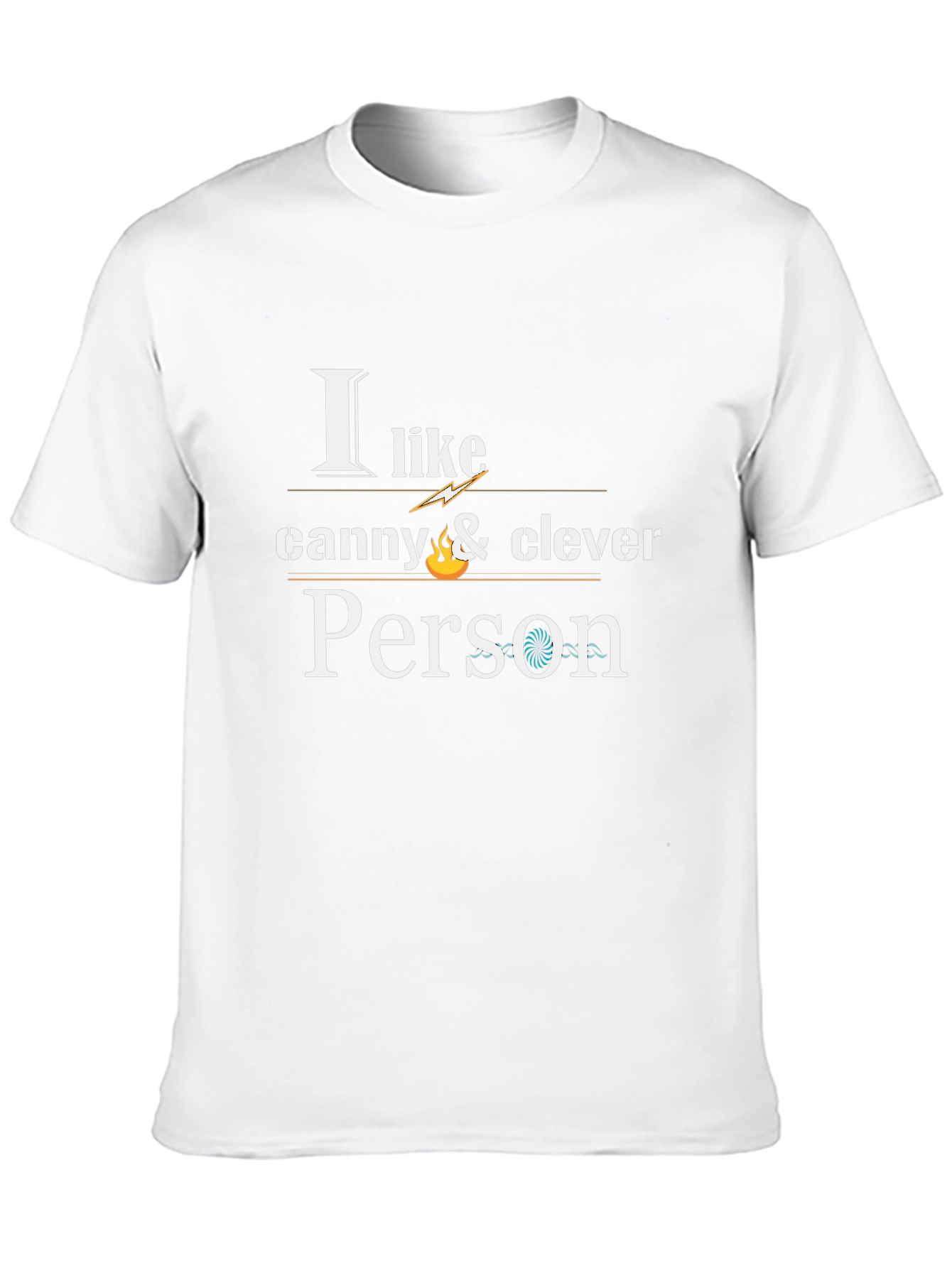 I Like Canny & Clever Person - Black Tee