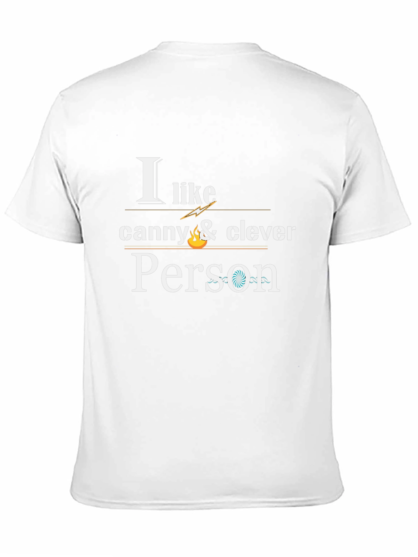I Like Canny & Clever Person - Black Tee