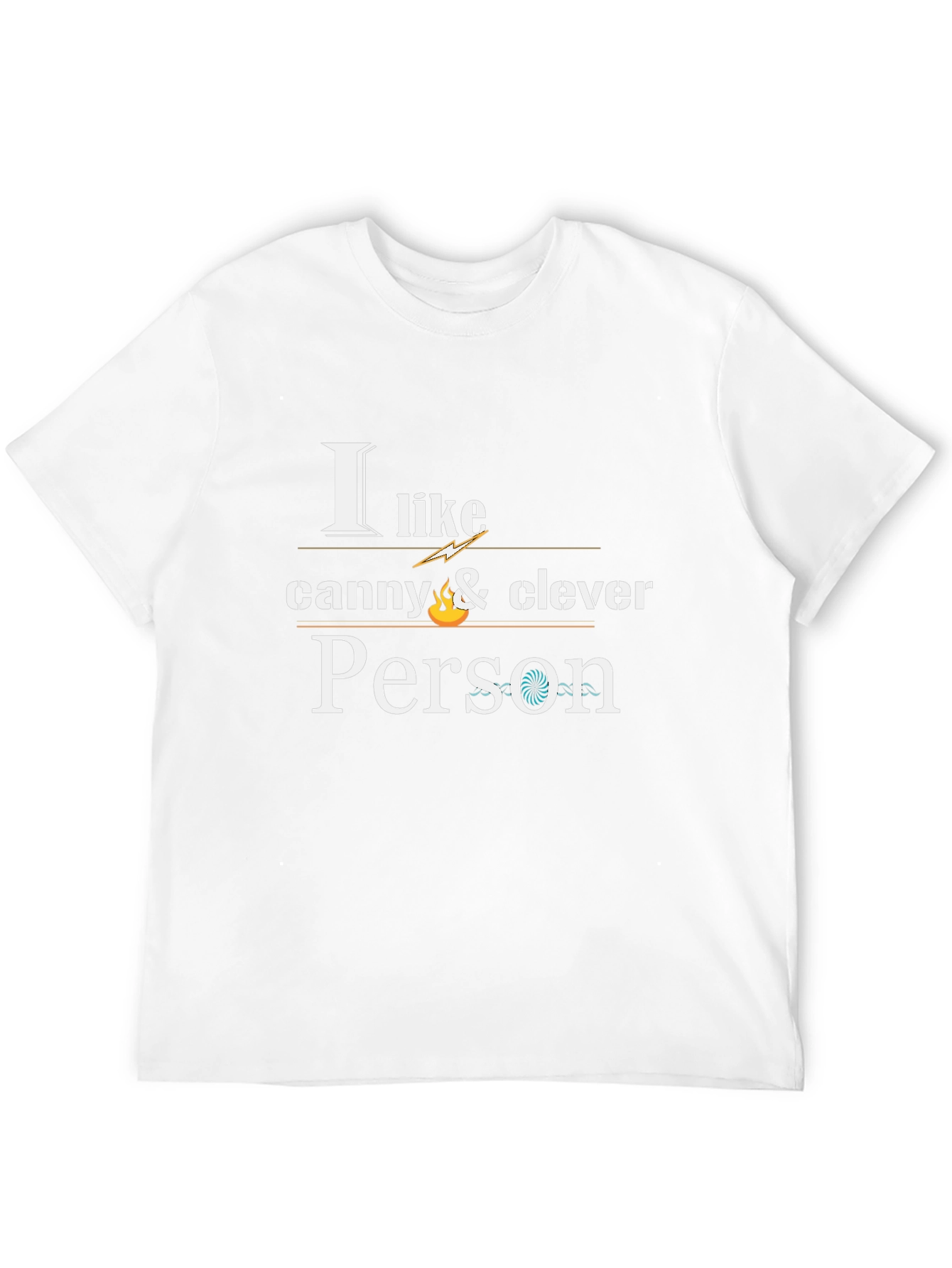 I Like Canny & Clever Person - Black Tee