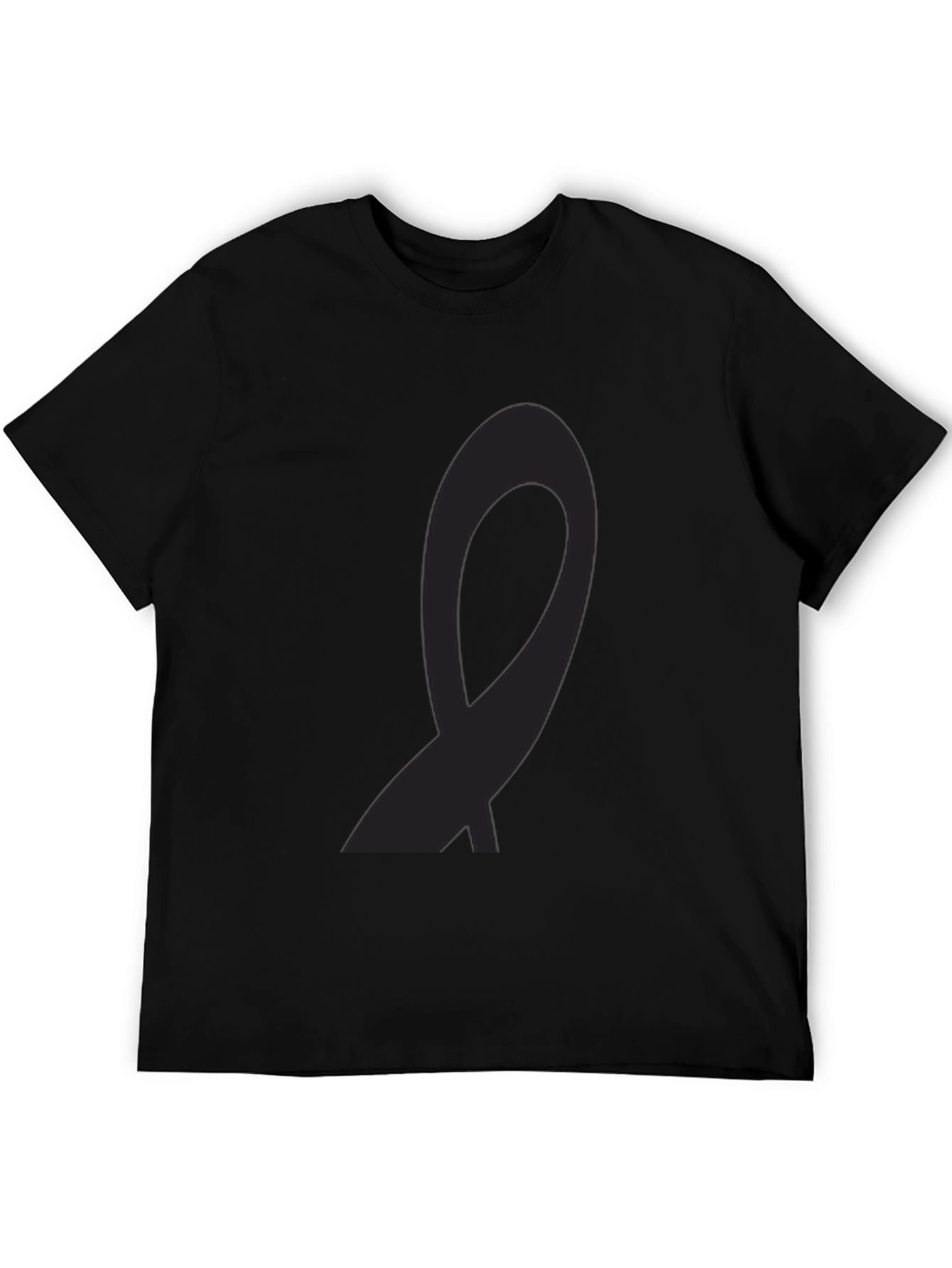 Black Awareness Ribbon T-Shirt - Unisex