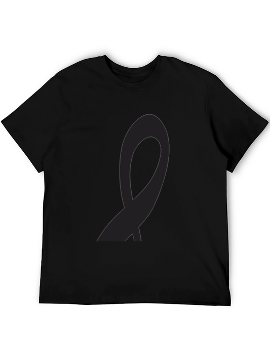 Black Awareness Ribbon T-Shirt - Unisex