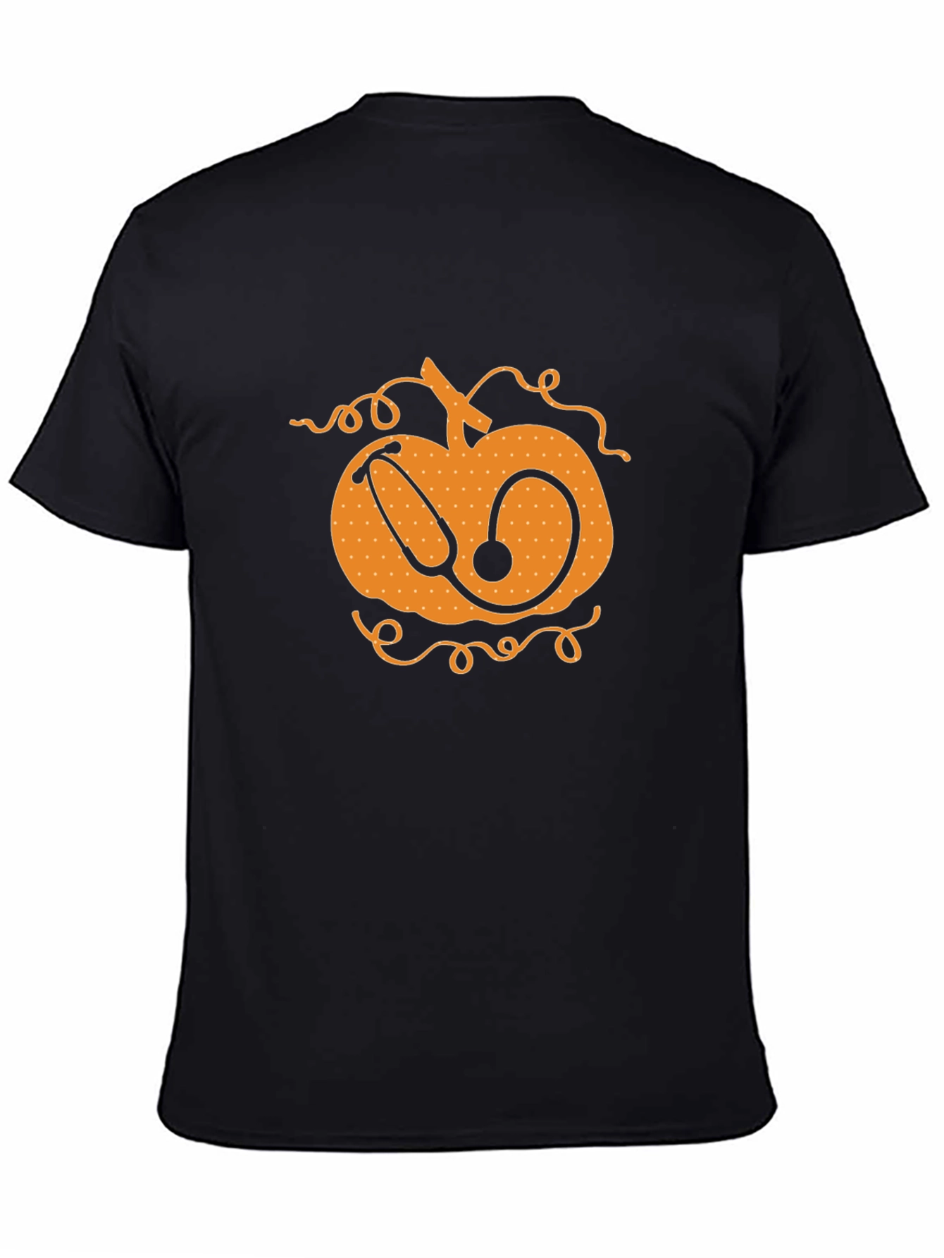 Pumpkin Stethoscope Graphic T-Shirt