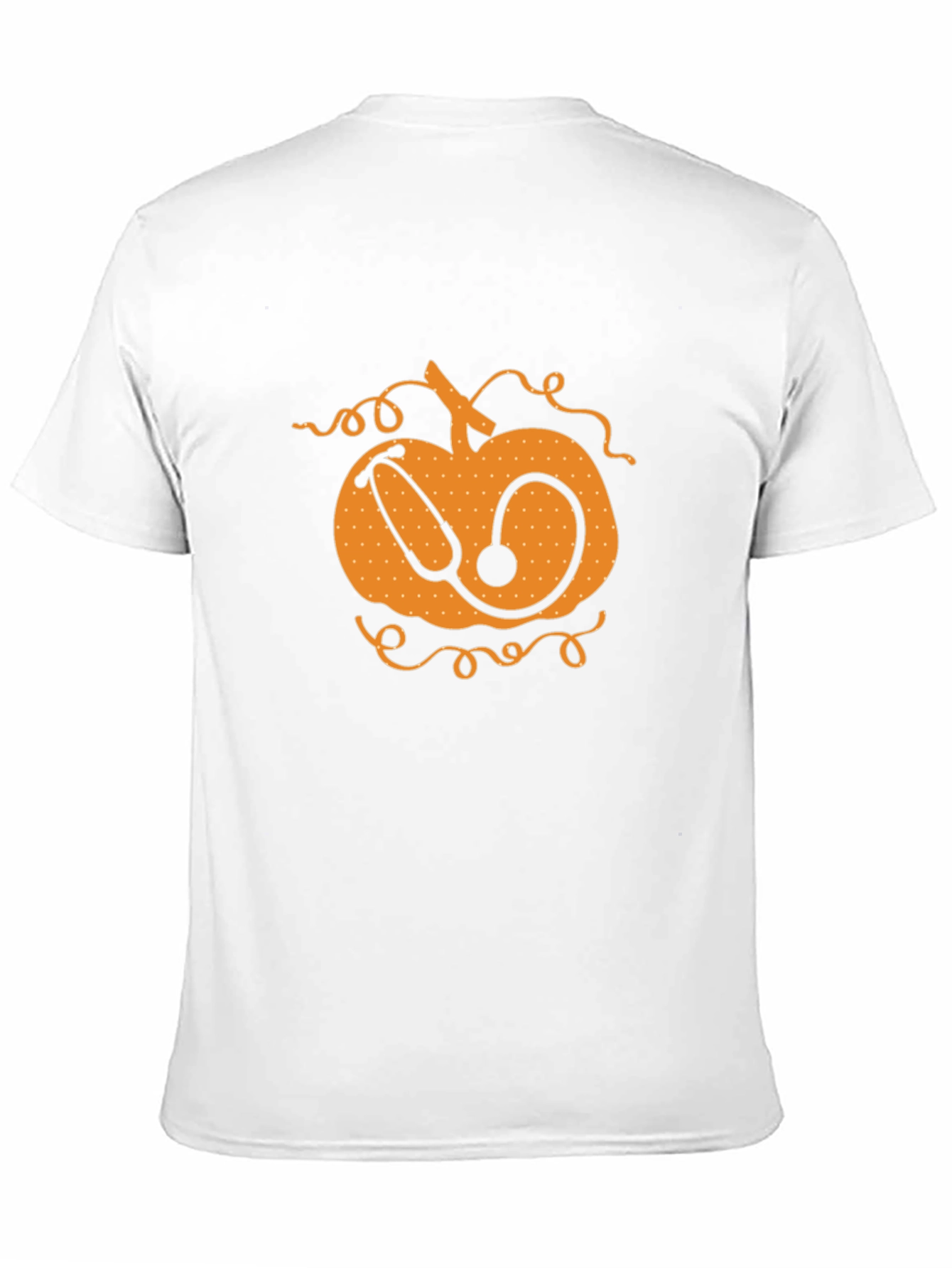 Pumpkin Stethoscope Graphic T-Shirt