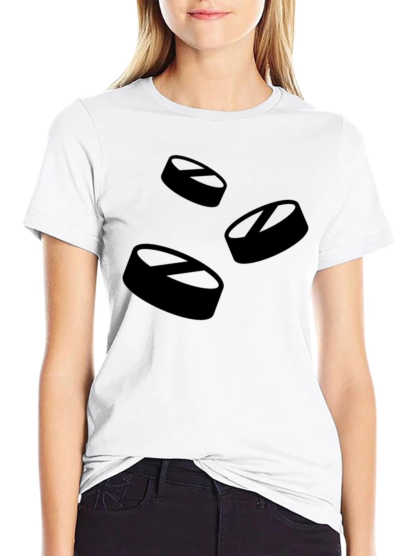 Puck Life T-Shirt - Black Hockey Graphic Tee