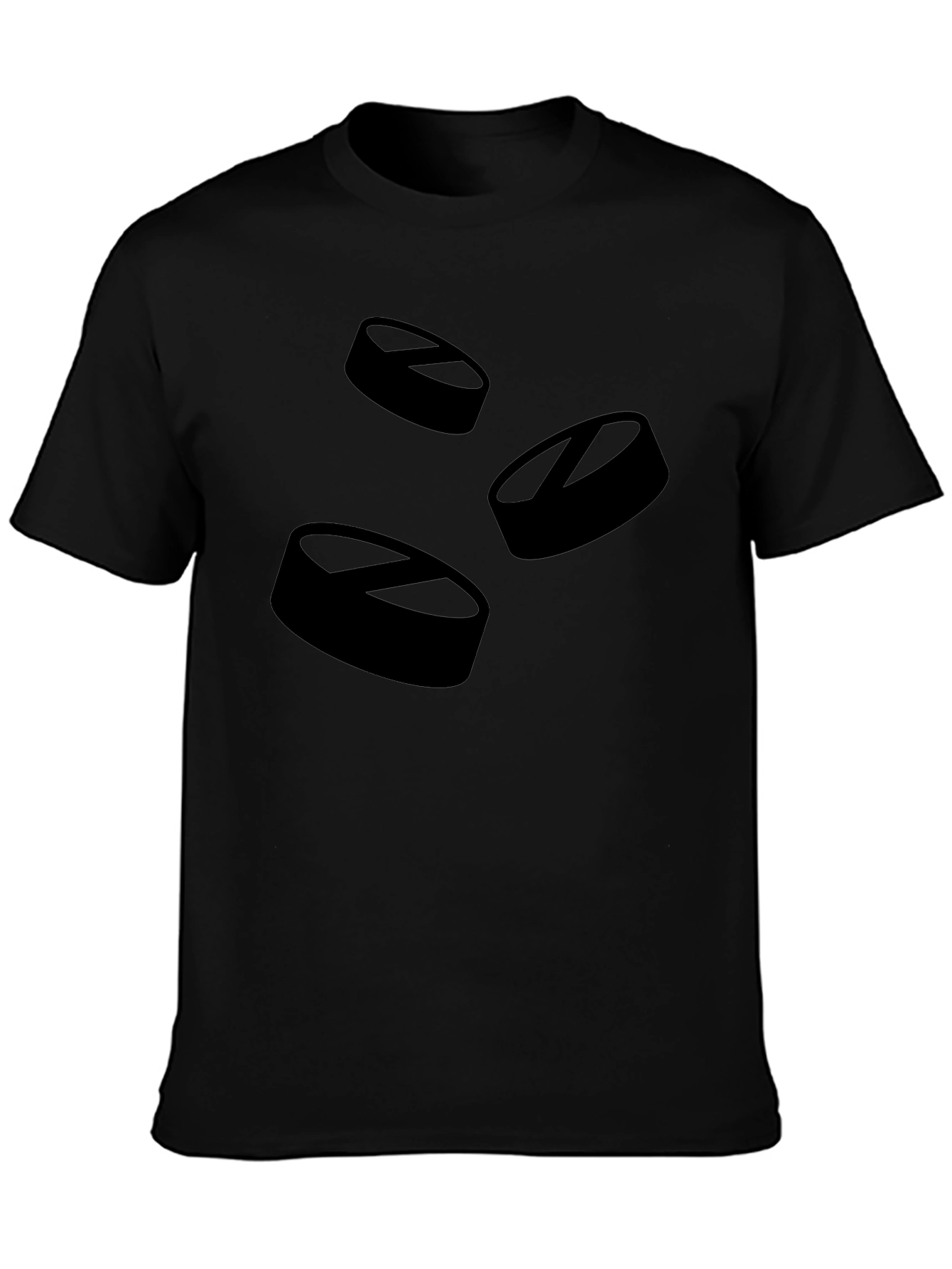 Puck Life T-Shirt - Black Hockey Graphic Tee