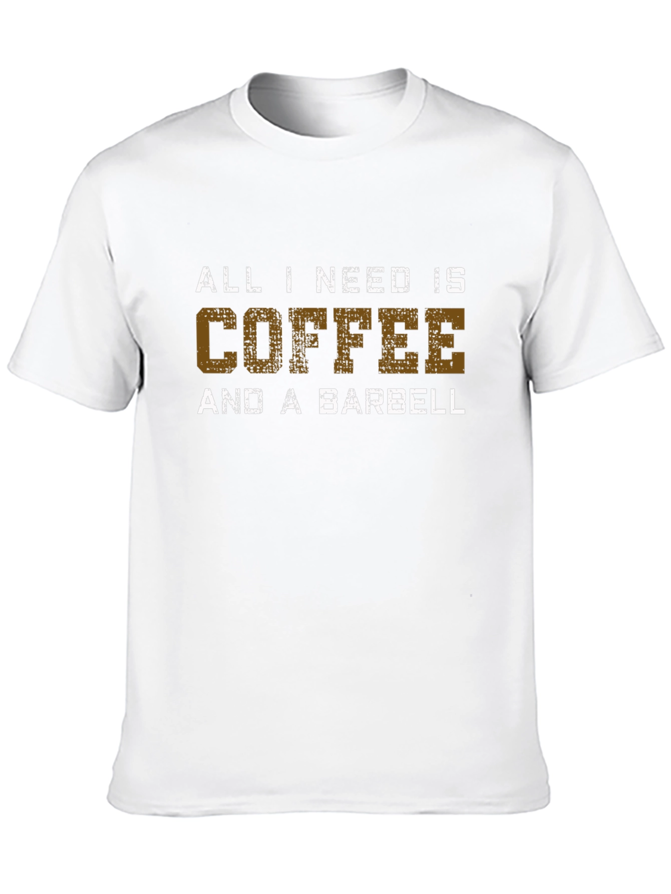 Coffee & Barbell T-Shirt - Gym Motivation