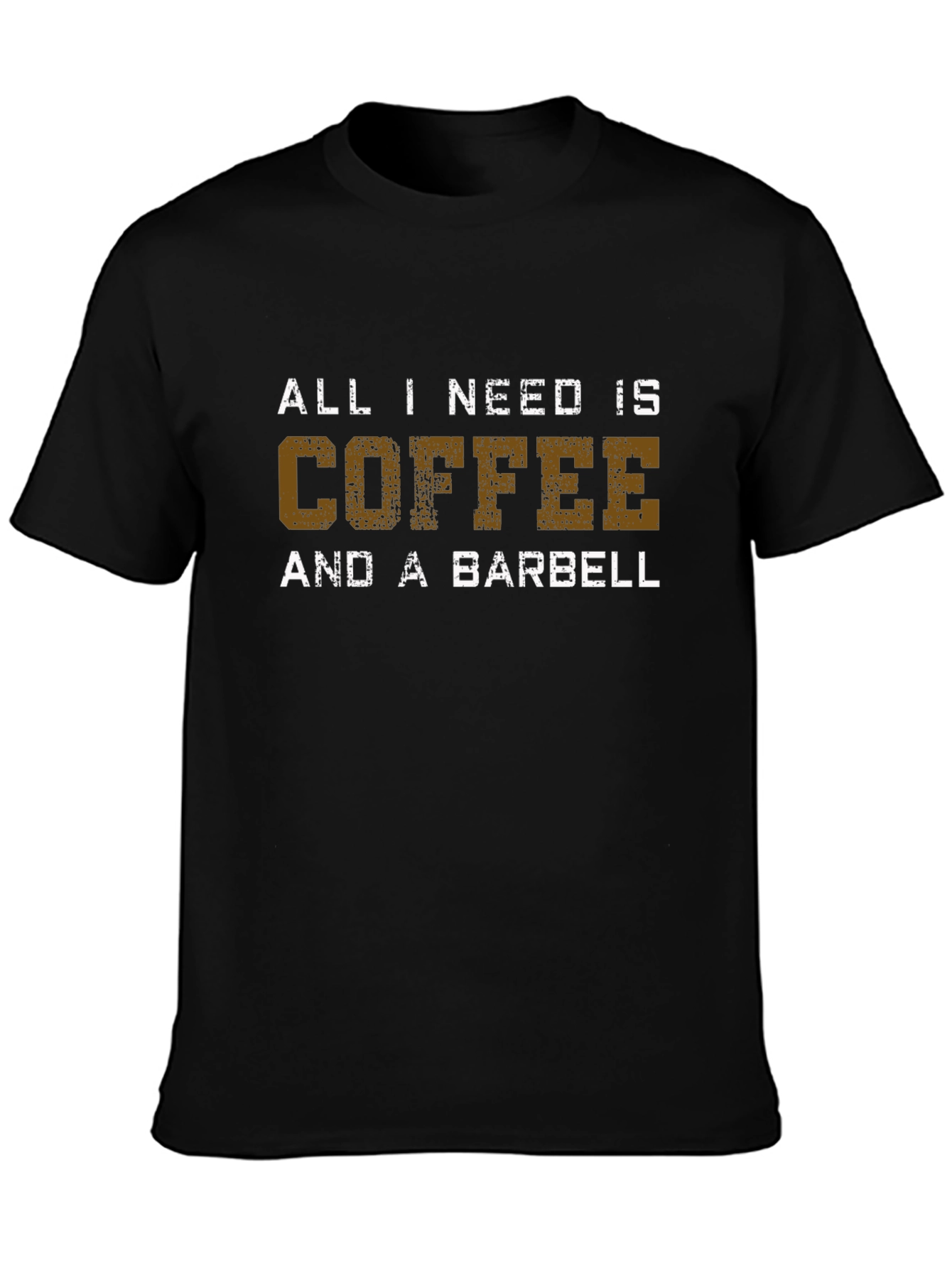 Coffee & Barbell T-Shirt - Gym Motivation