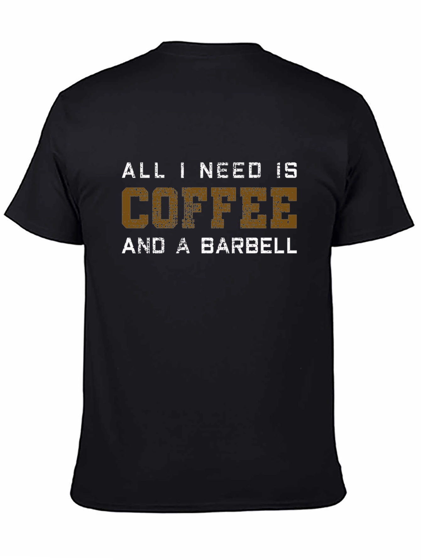 Coffee & Barbell T-Shirt - Gym Motivation