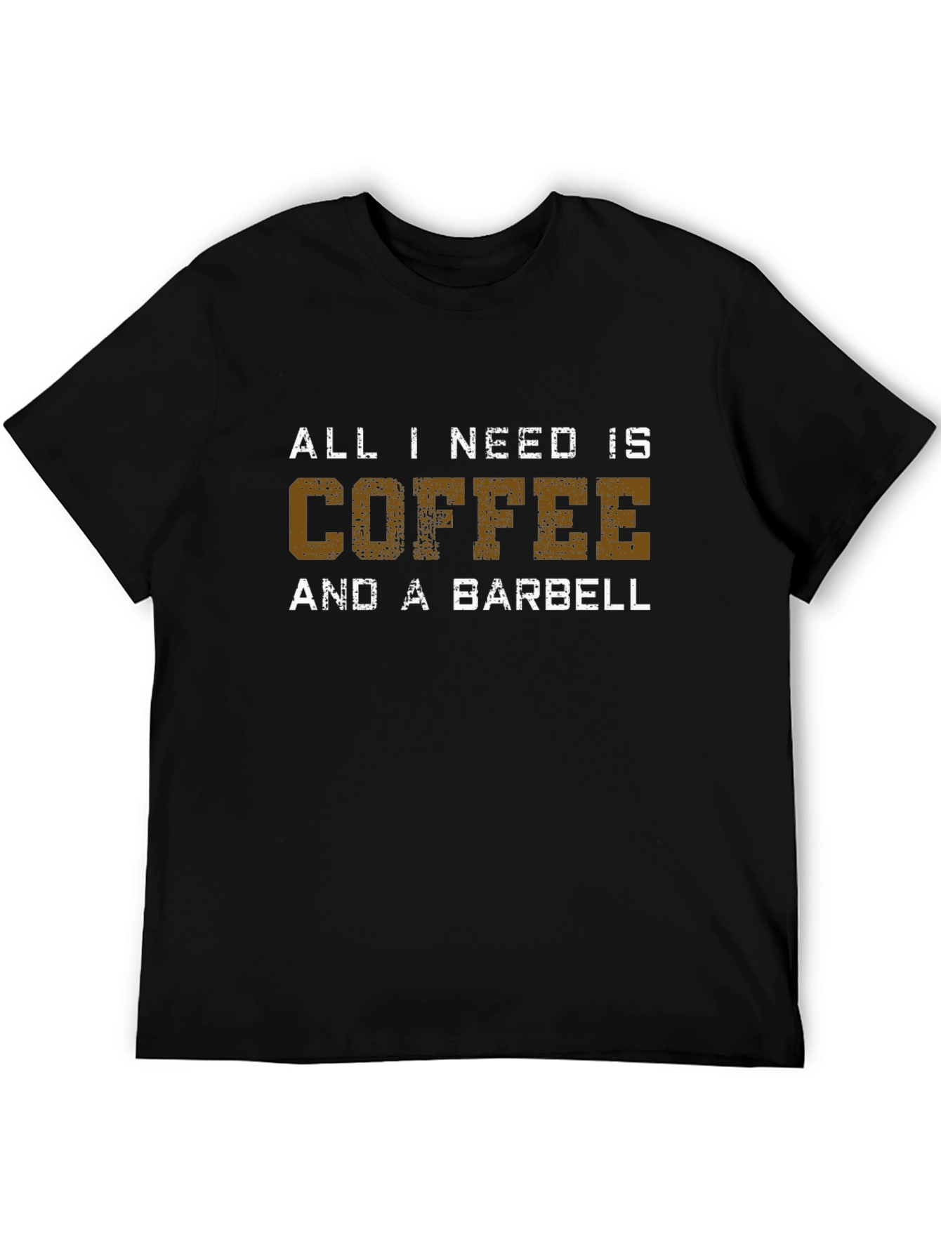 Coffee & Barbell T-Shirt - Gym Motivation