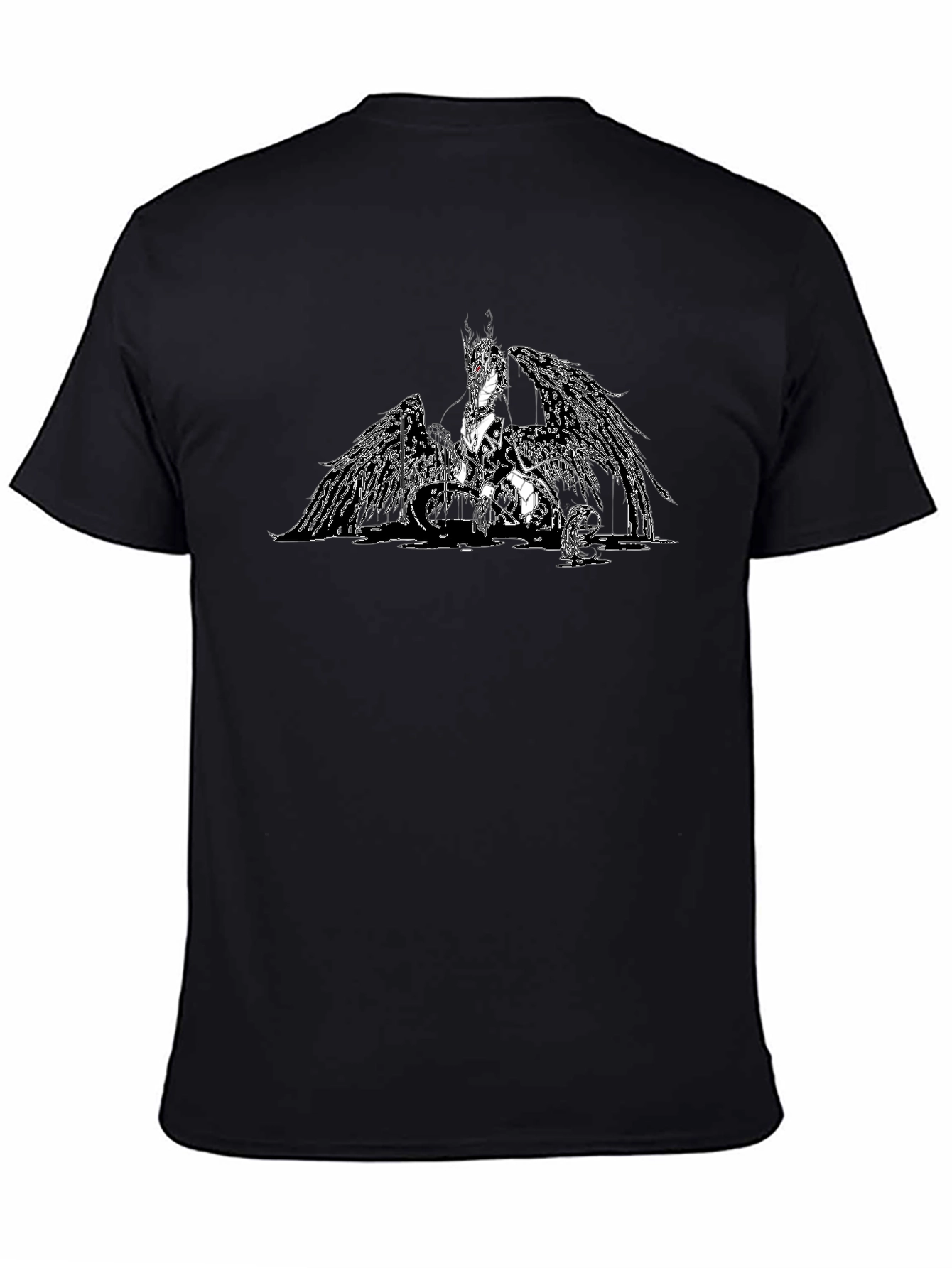Dark Angel Graphic Black T-Shirt