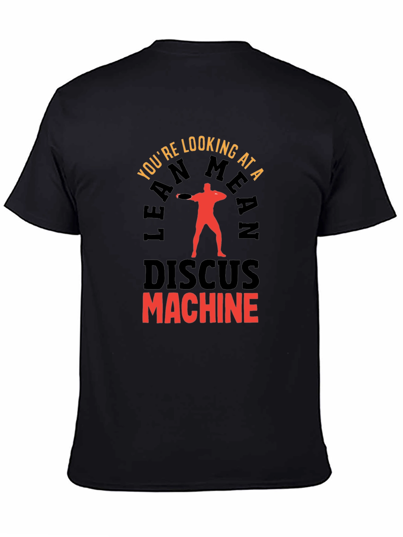 Lean Mean Discus Machine Graphic T-Shirt