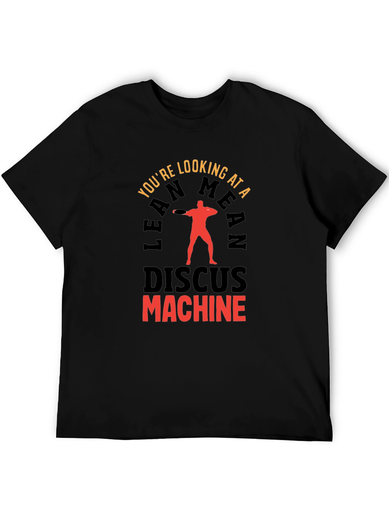 Lean Mean Discus Machine Graphic T-Shirt