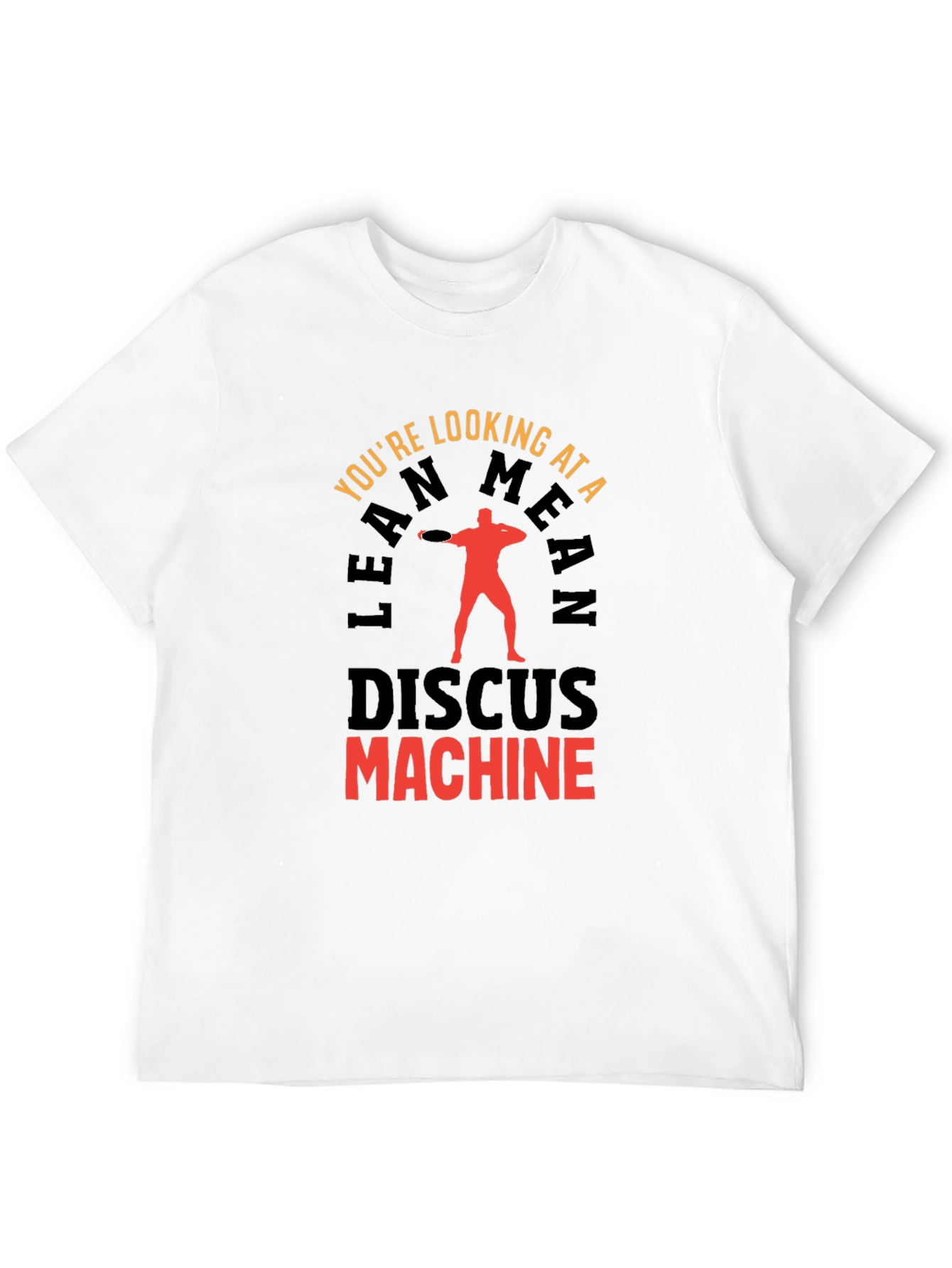 Lean Mean Discus Machine Graphic T-Shirt