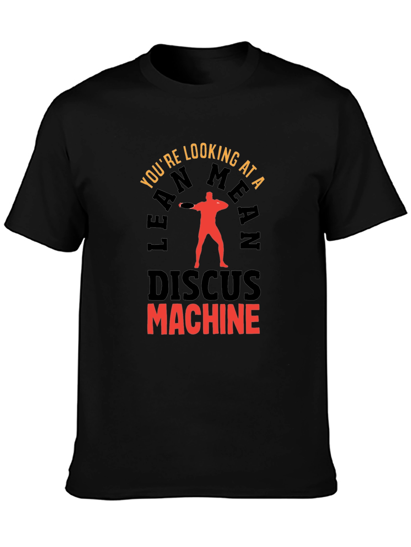 Lean Mean Discus Machine Graphic T-Shirt