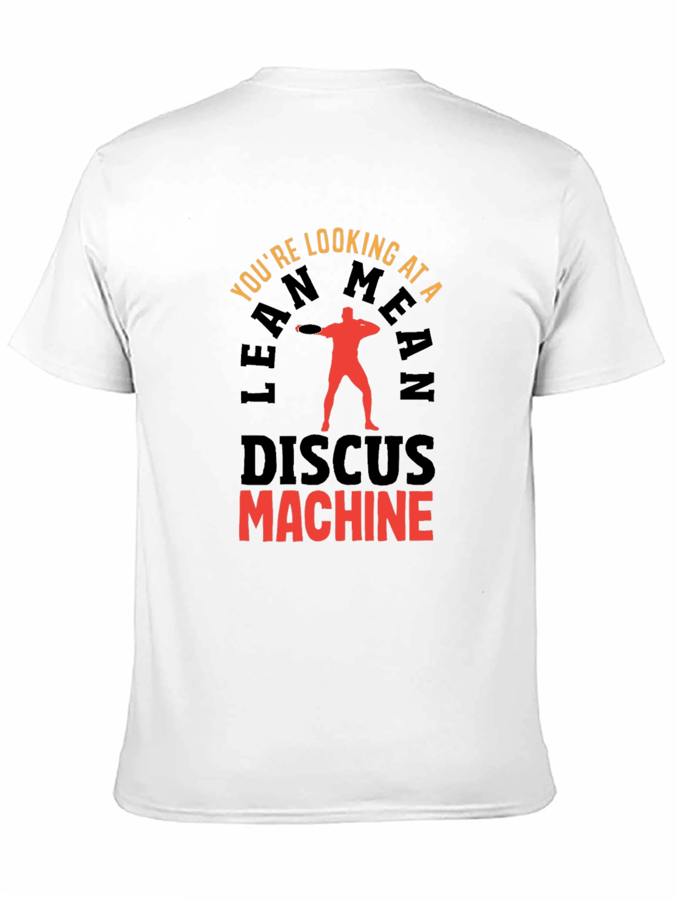 Lean Mean Discus Machine Graphic T-Shirt