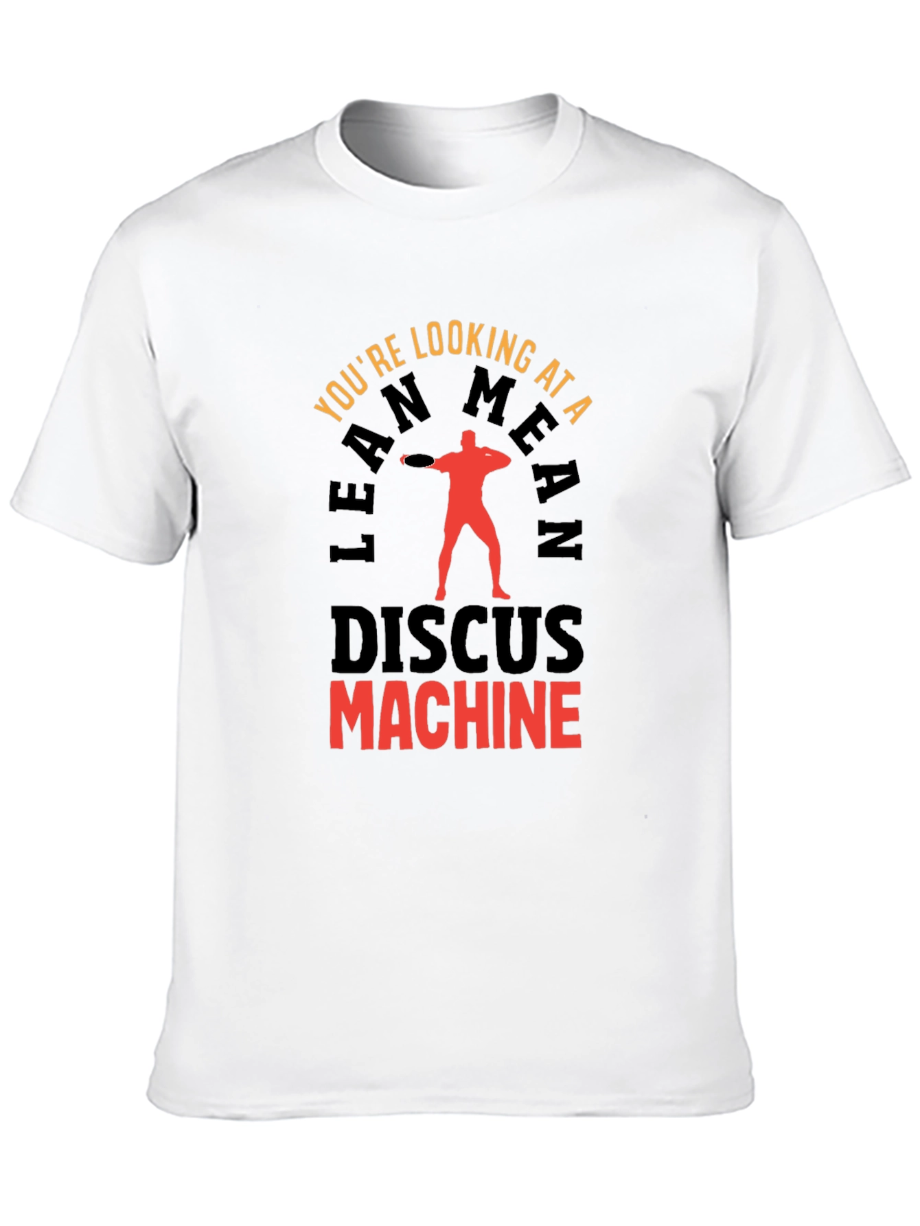 Lean Mean Discus Machine Graphic T-Shirt