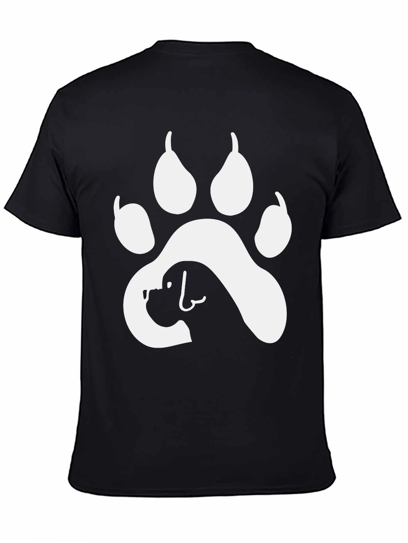 Dog Paw Print T-Shirt - Animal Lover Tee