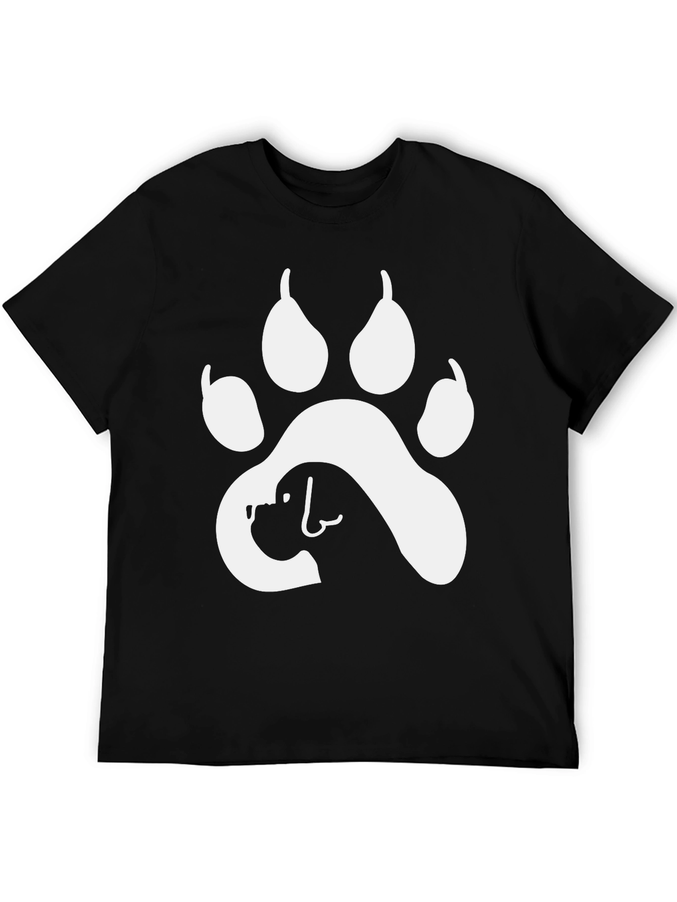 Dog Paw Print T-Shirt - Animal Lover Tee