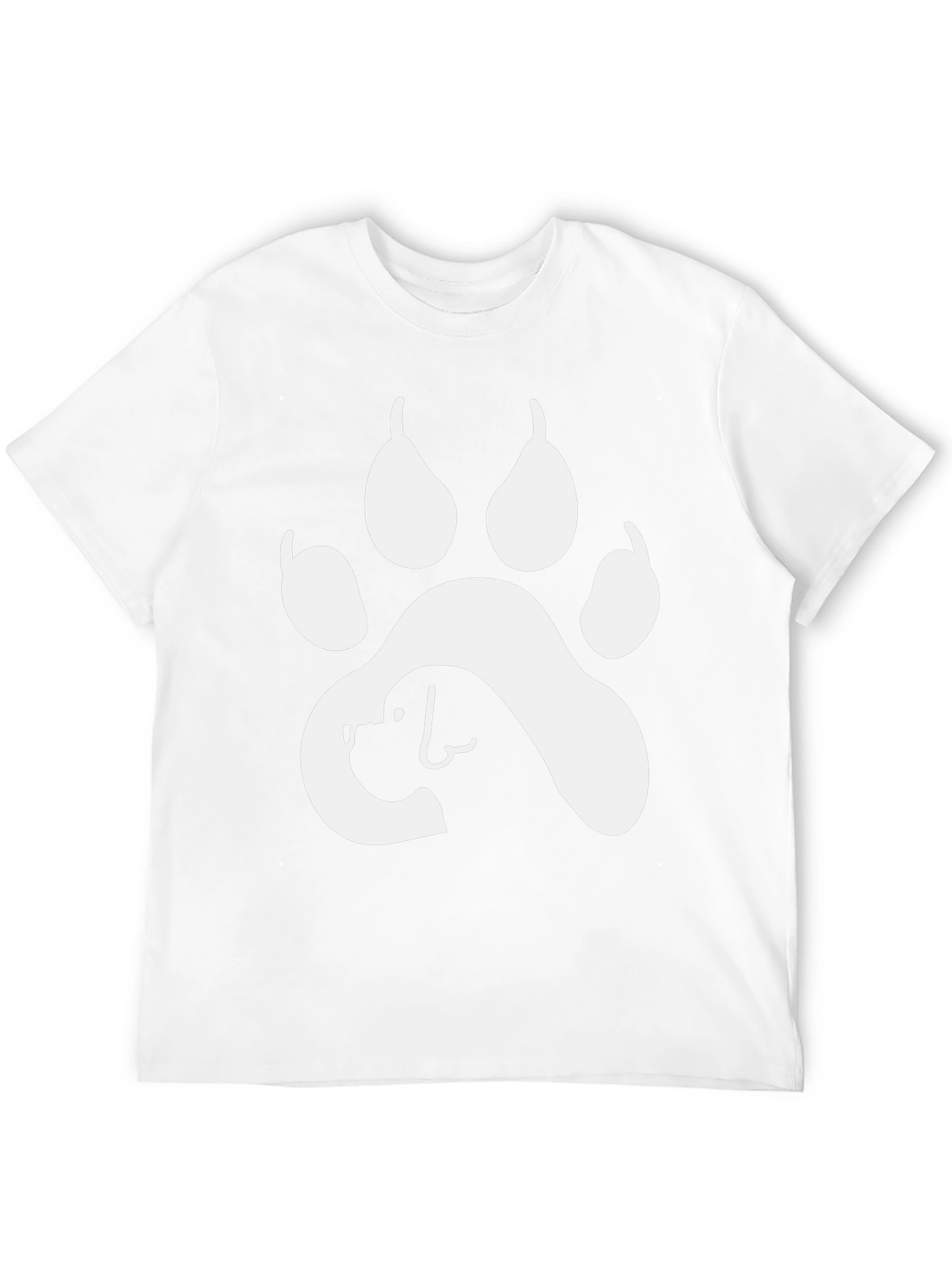 Dog Paw Print T-Shirt - Animal Lover Tee