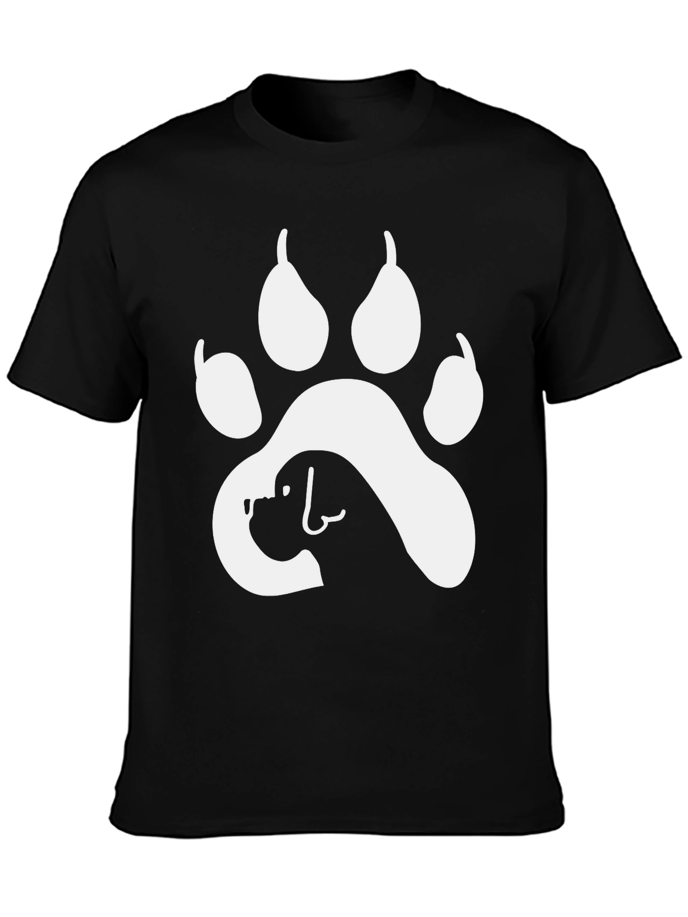 Dog Paw Print T-Shirt - Animal Lover Tee