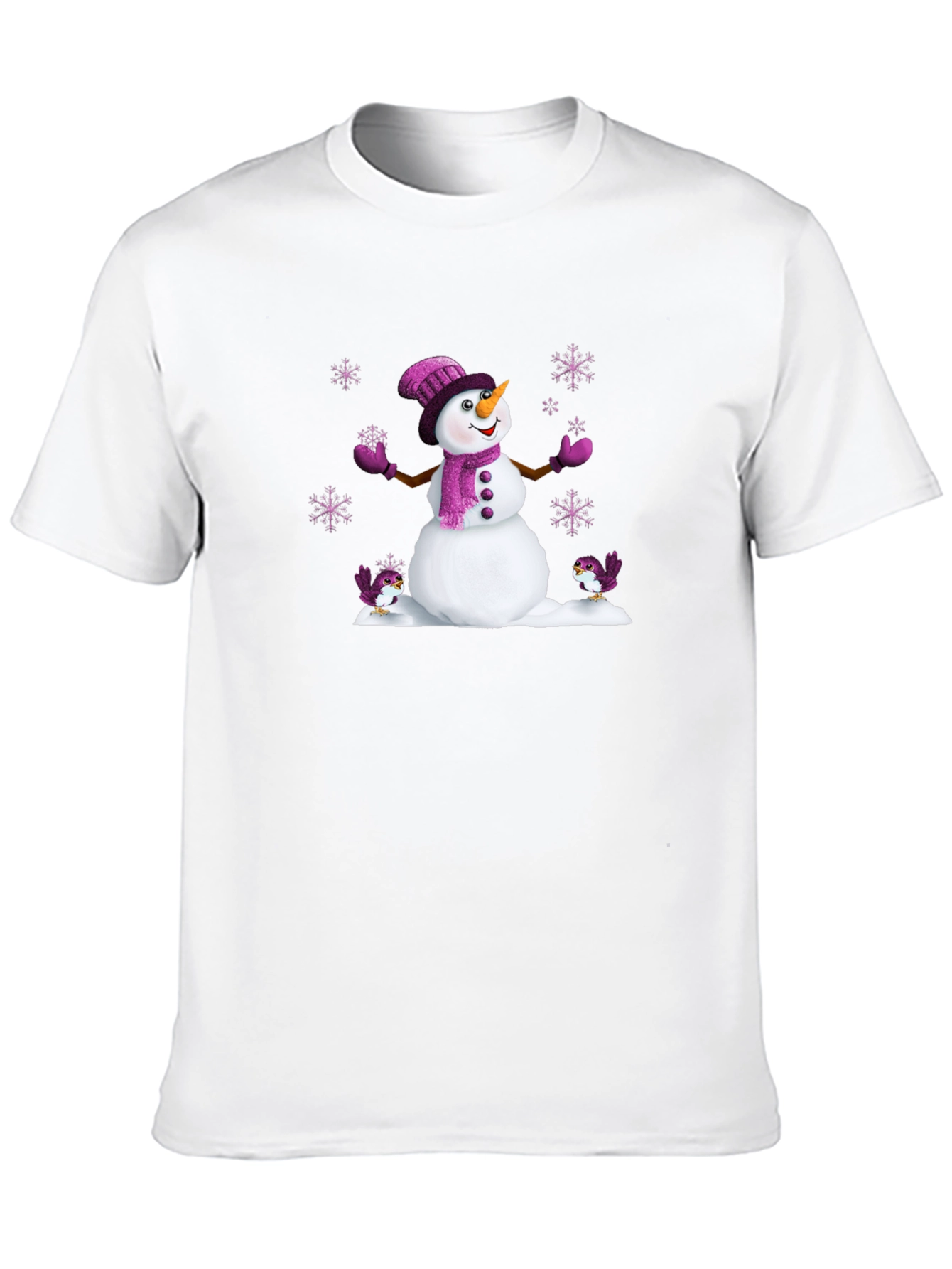 Snowman Graphic Tee - Winter Holiday Shirt