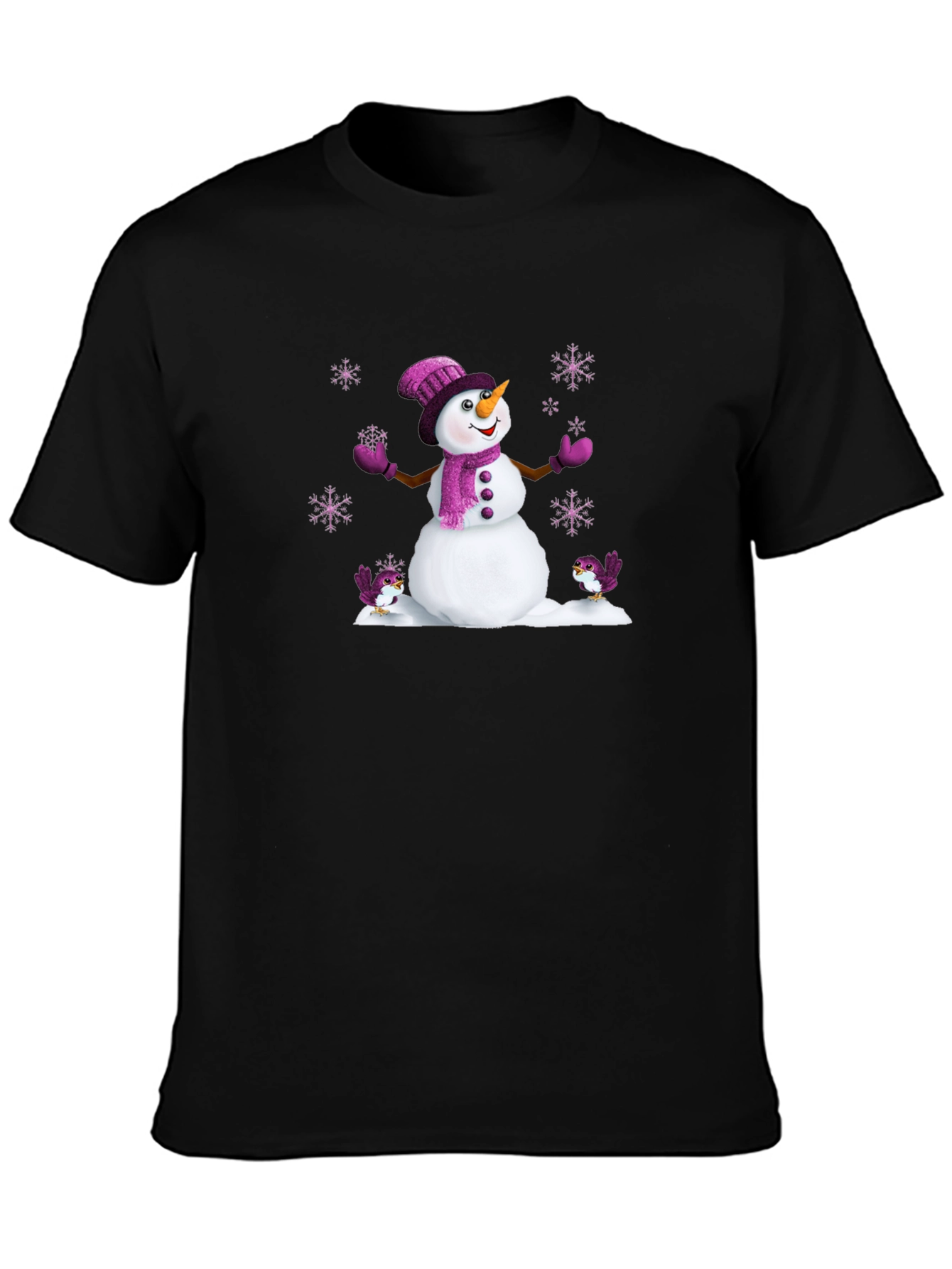 Snowman Graphic Tee - Winter Holiday Shirt
