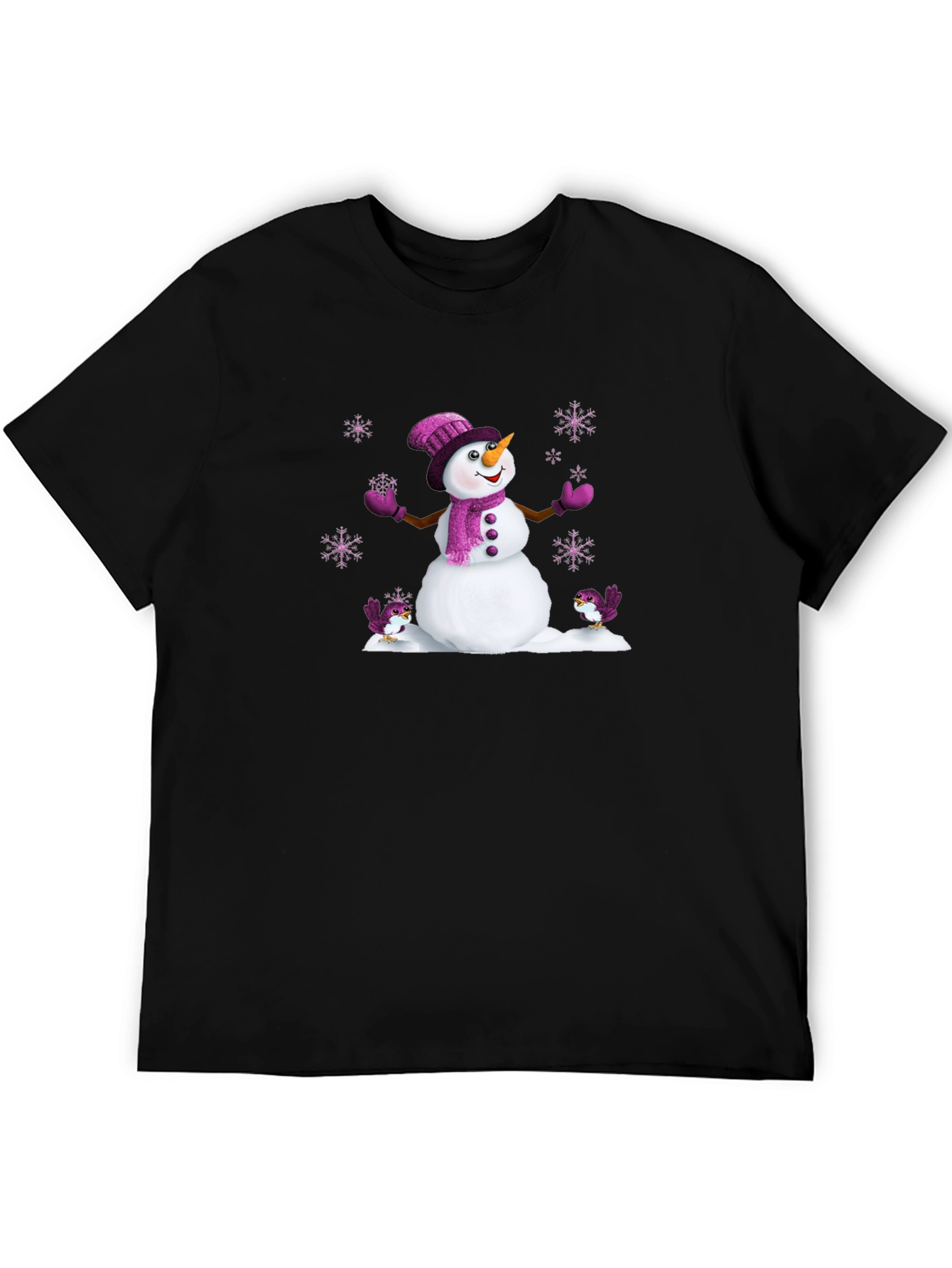 Snowman Graphic Tee - Winter Holiday Shirt