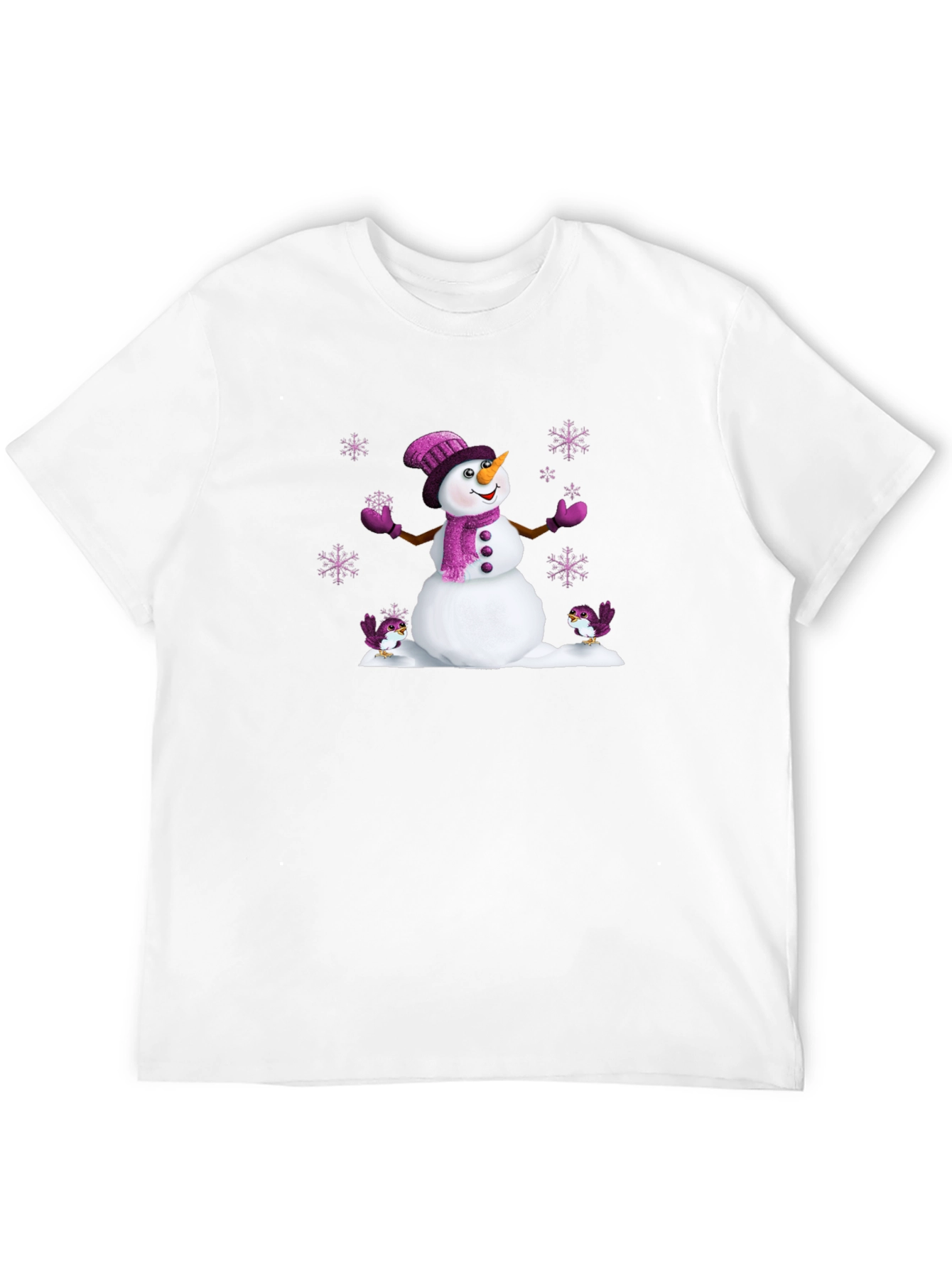 Snowman Graphic Tee - Winter Holiday Shirt